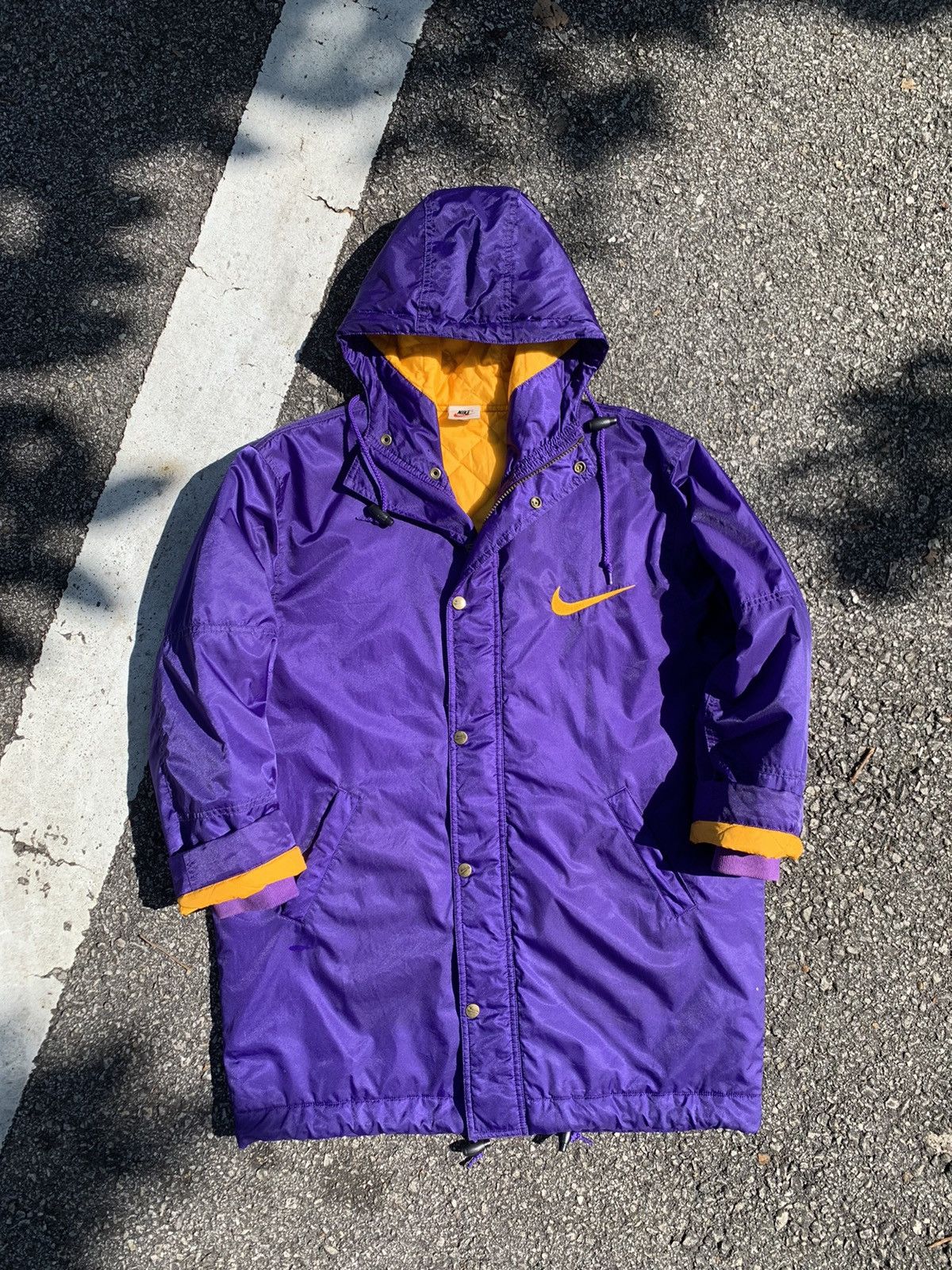 Nike 🔥Vintage NIKE BIG SWOOSH COACH JACKET Size US M / EU 48-50 / 2 - 2 Thumbnail