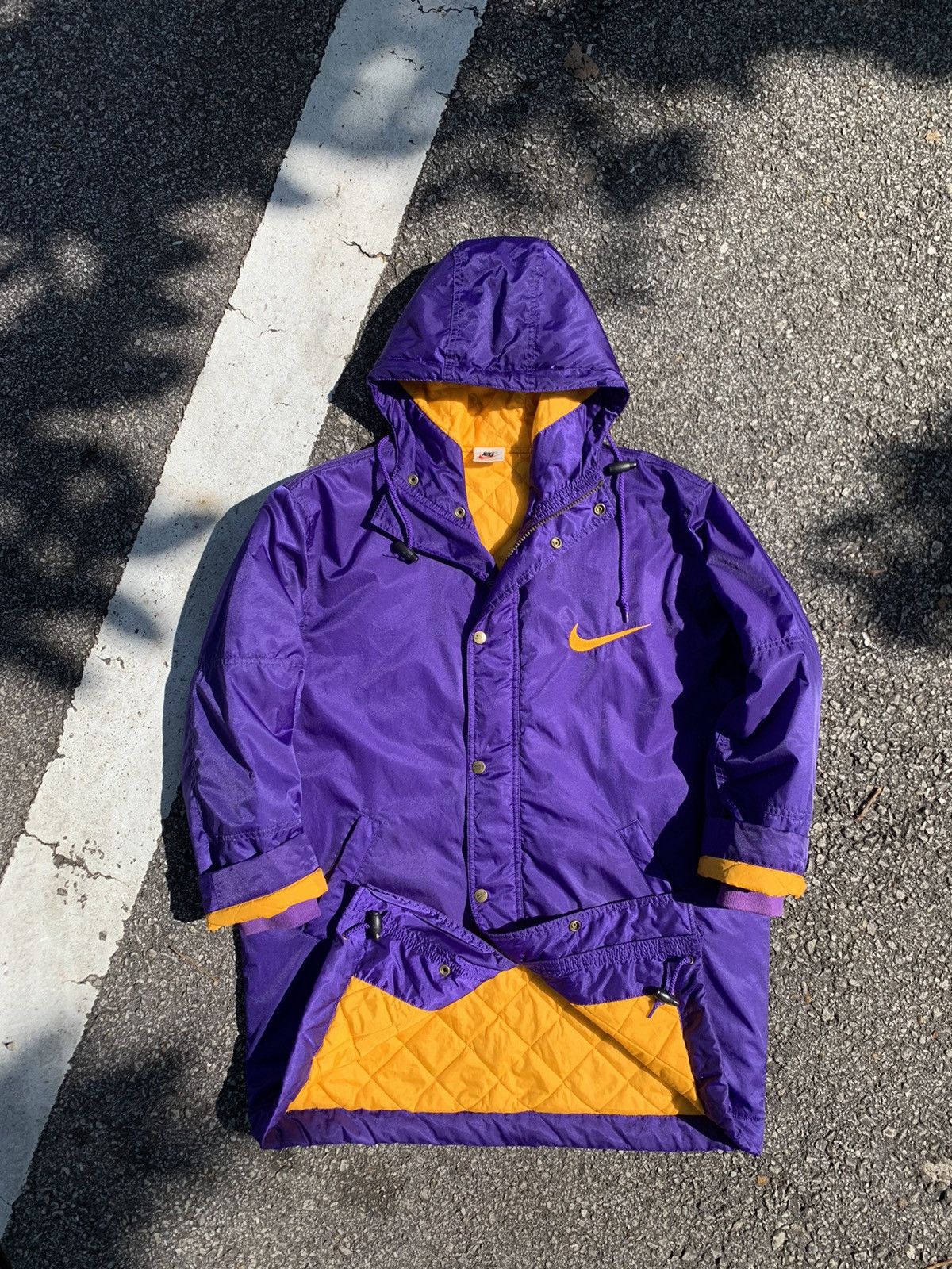 Nike 🔥Vintage NIKE BIG SWOOSH COACH JACKET Size US M / EU 48-50 / 2 - 3 Thumbnail
