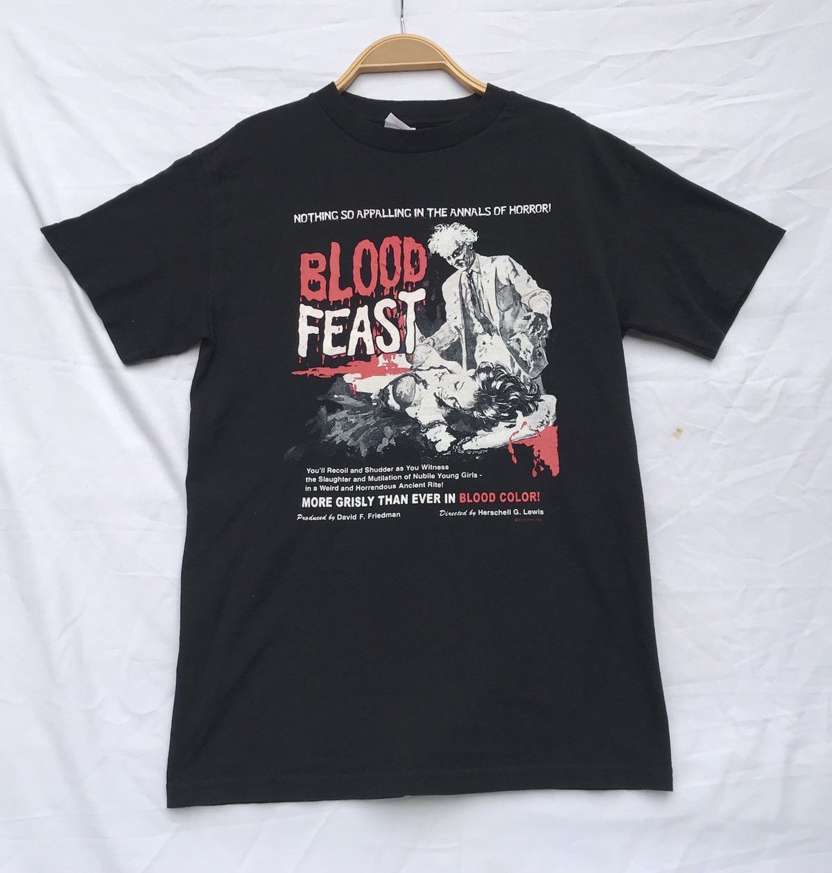 Vintage blood feast movie shortsleeve t-shirt