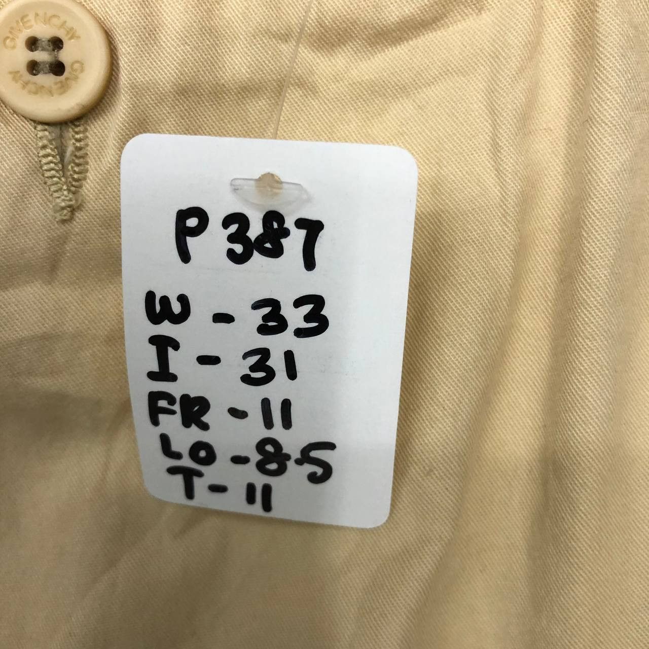 Givenchy P387 VTG GIVENCHY CASUAL PANTS Size US 33 - 7 Thumbnail