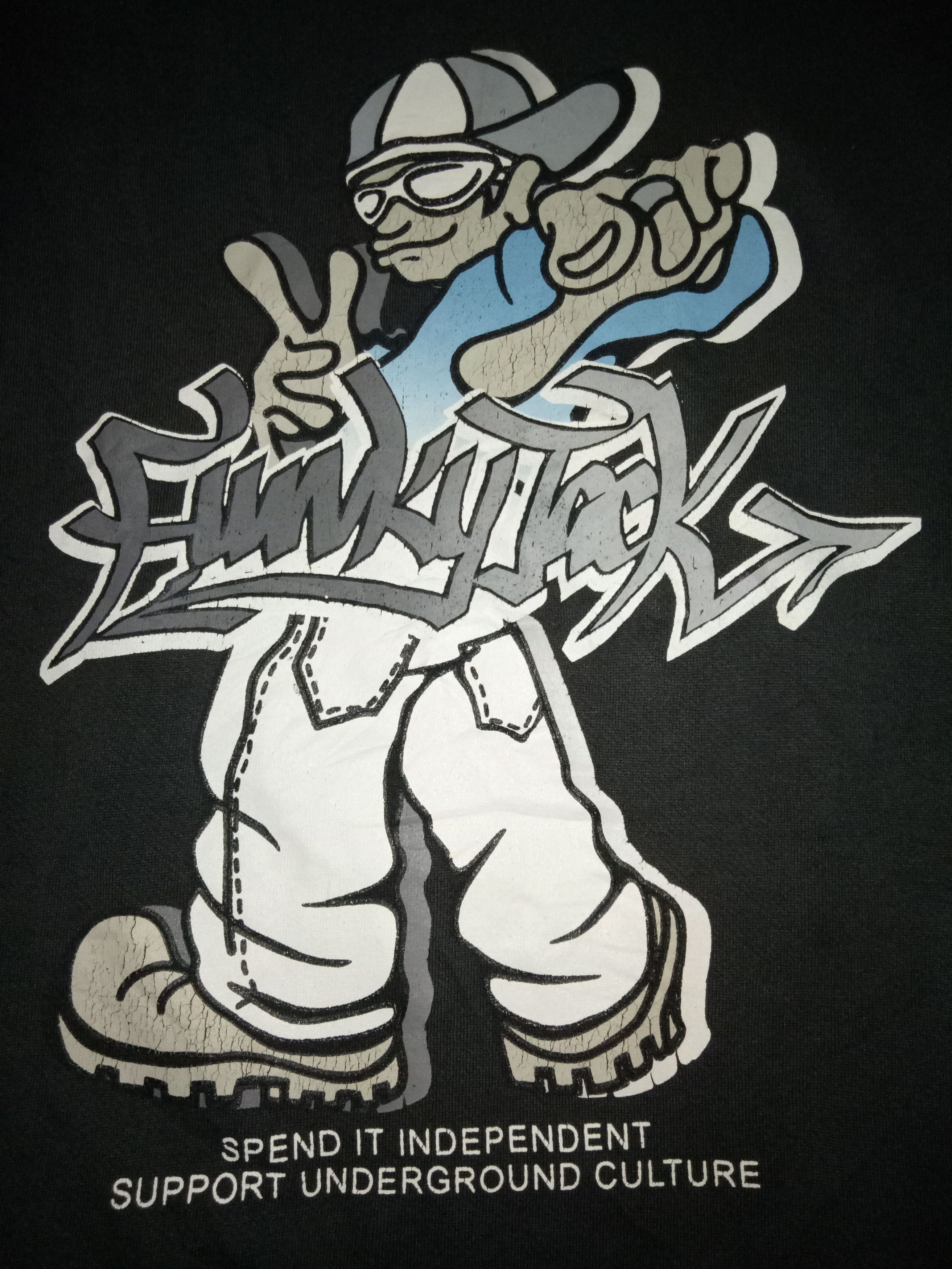Rap Tees Vintage Hip Hop Funky Jack Art Music Skateboard Size US M / EU 48-50 / 2 - 5 Thumbnail