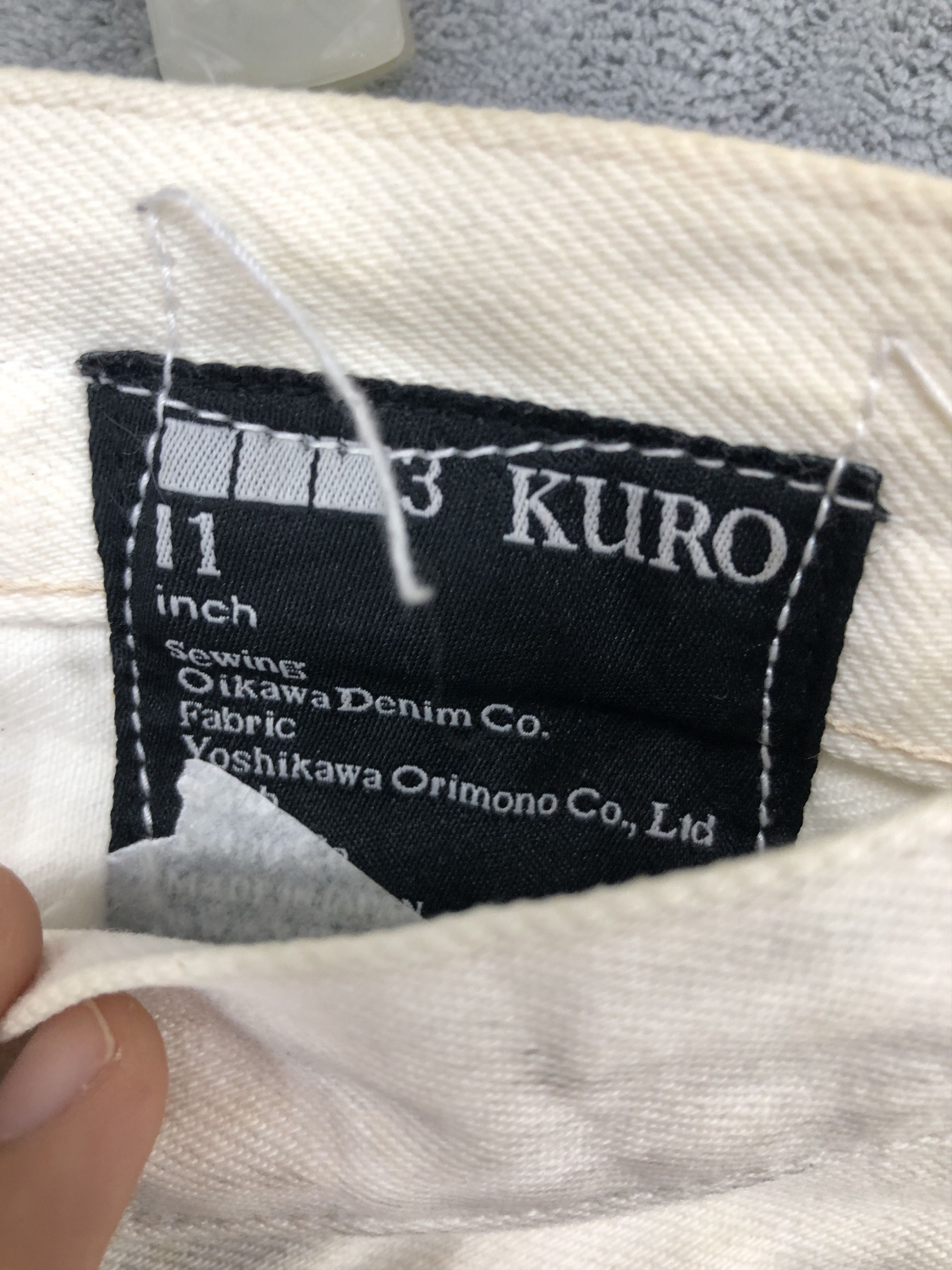Japanese Brand × KURO Kuro Graphite Selvedge Jeans Size US 32 / EU 48 - 11 Thumbnail