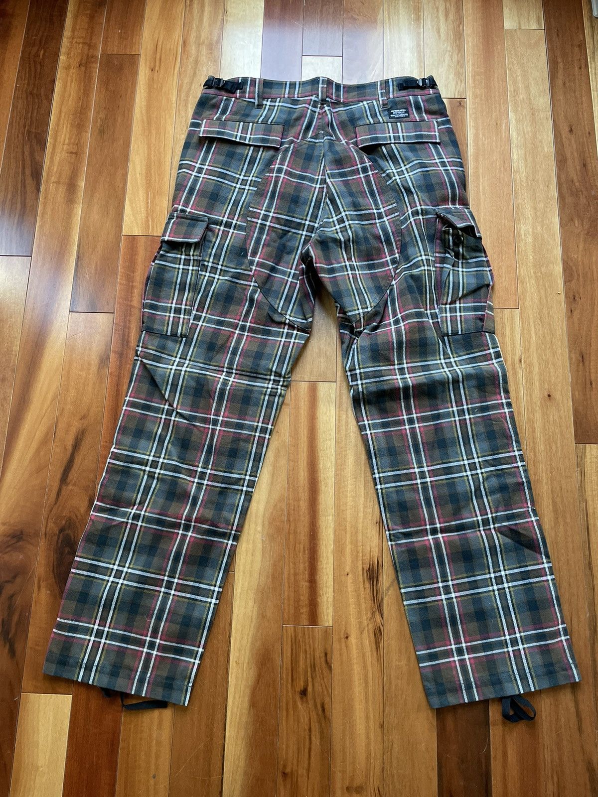 Supreme Supreme Brown Plaid Cargo Work Pants Size US 30 / EU 46 - 3 Thumbnail