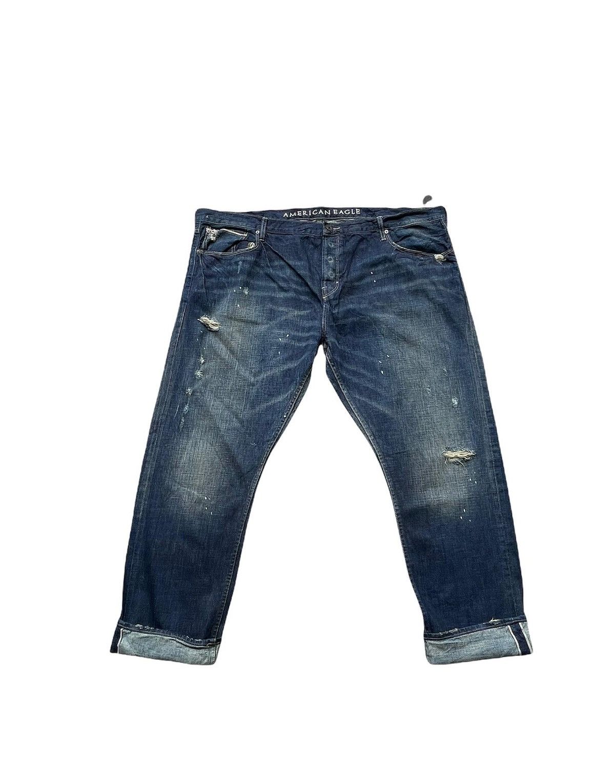 American Eagle Outfitters American Eagles Selvedge Distressed Denim Size 50 Size US 44 / EU 60 - 1 Thumbnail
