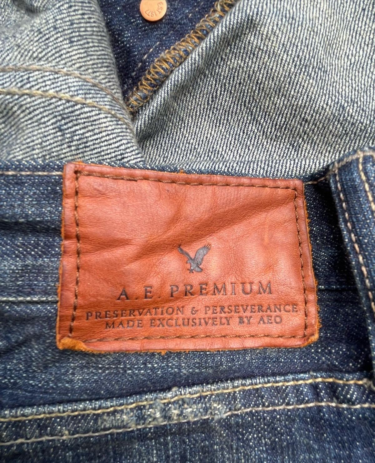 American Eagle Outfitters American Eagles Selvedge Distressed Denim Size 50 Size US 44 / EU 60 - 9 Thumbnail