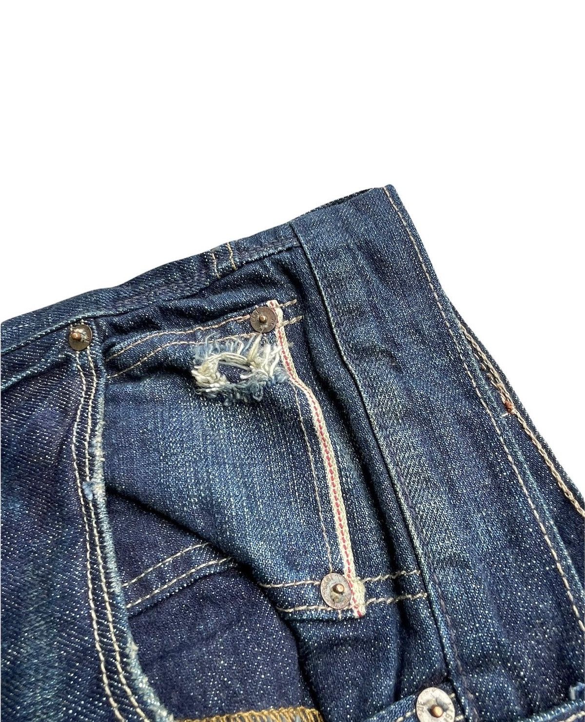 American Eagle Outfitters American Eagles Selvedge Distressed Denim Size 50 Size US 44 / EU 60 - 5 Thumbnail