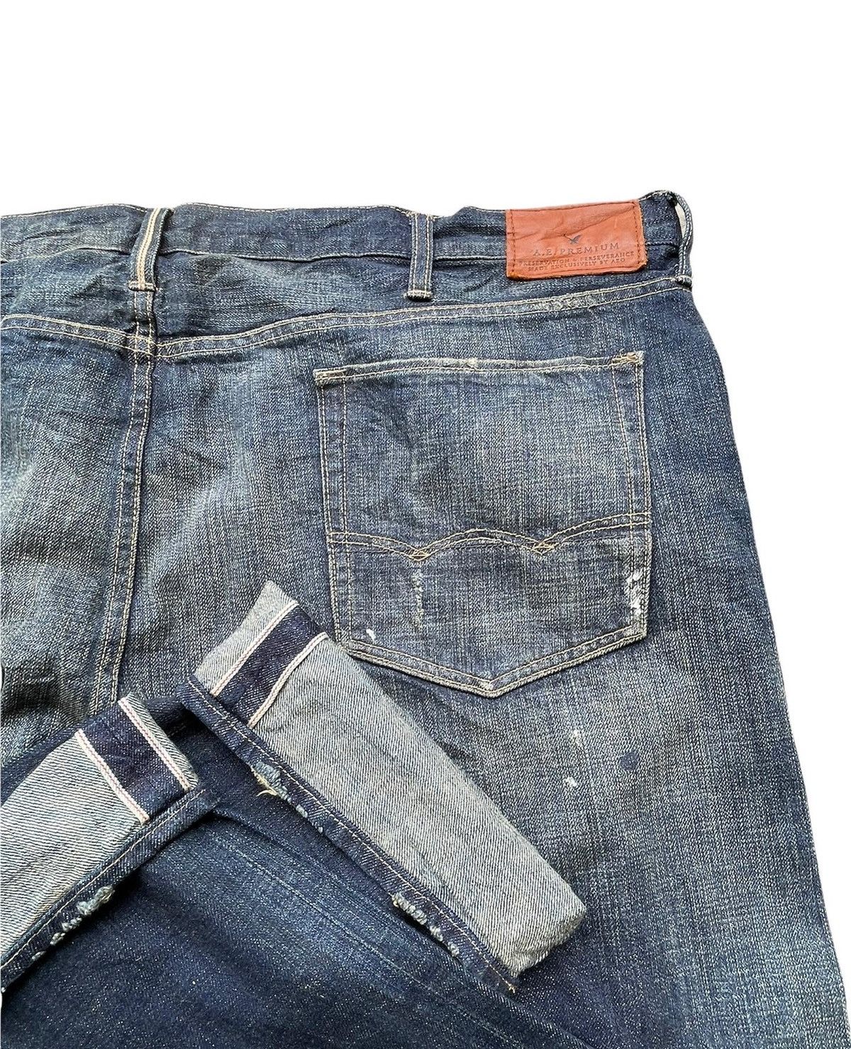 American Eagle Outfitters American Eagles Selvedge Distressed Denim Size 50 Size US 44 / EU 60 - 8 Thumbnail