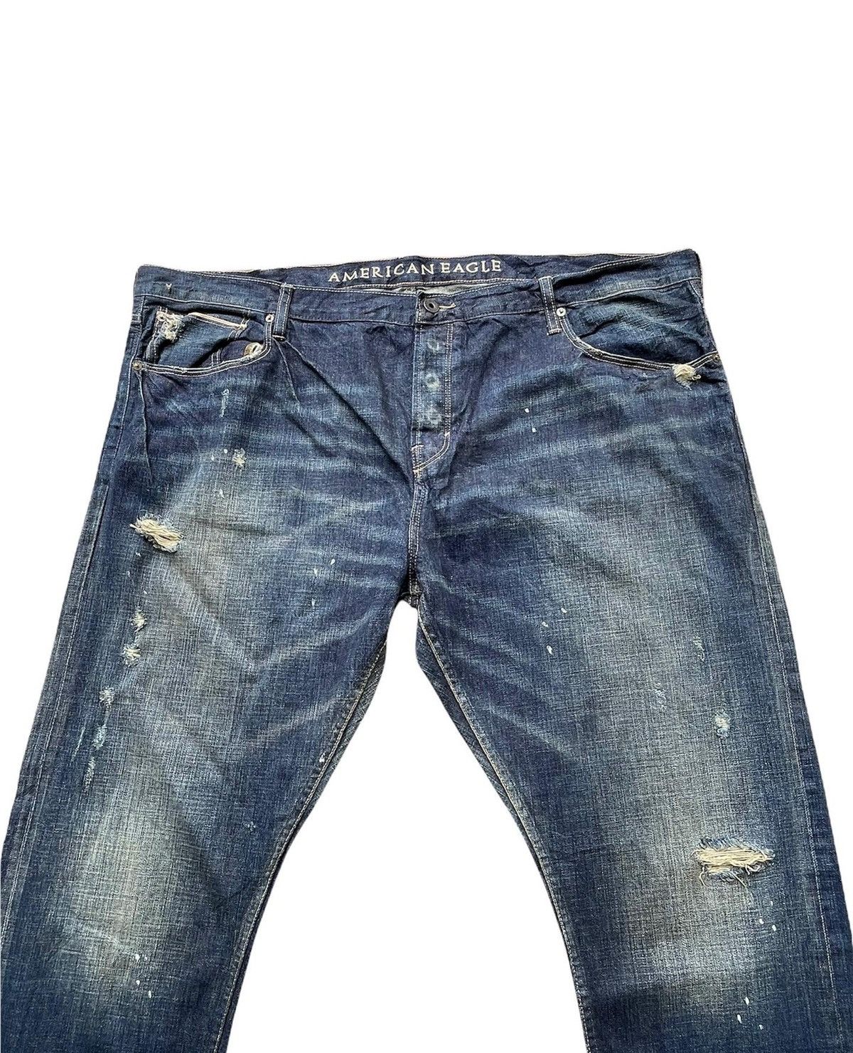 American Eagle Outfitters American Eagles Selvedge Distressed Denim Size 50 Size US 44 / EU 60 - 3 Thumbnail