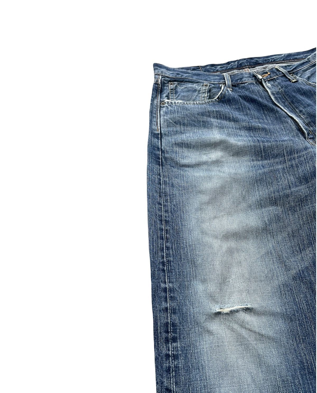 Edwin Vintage Edwin 505Z Selvedge Aging Distressed Denim Size US 35 - 12 Thumbnail