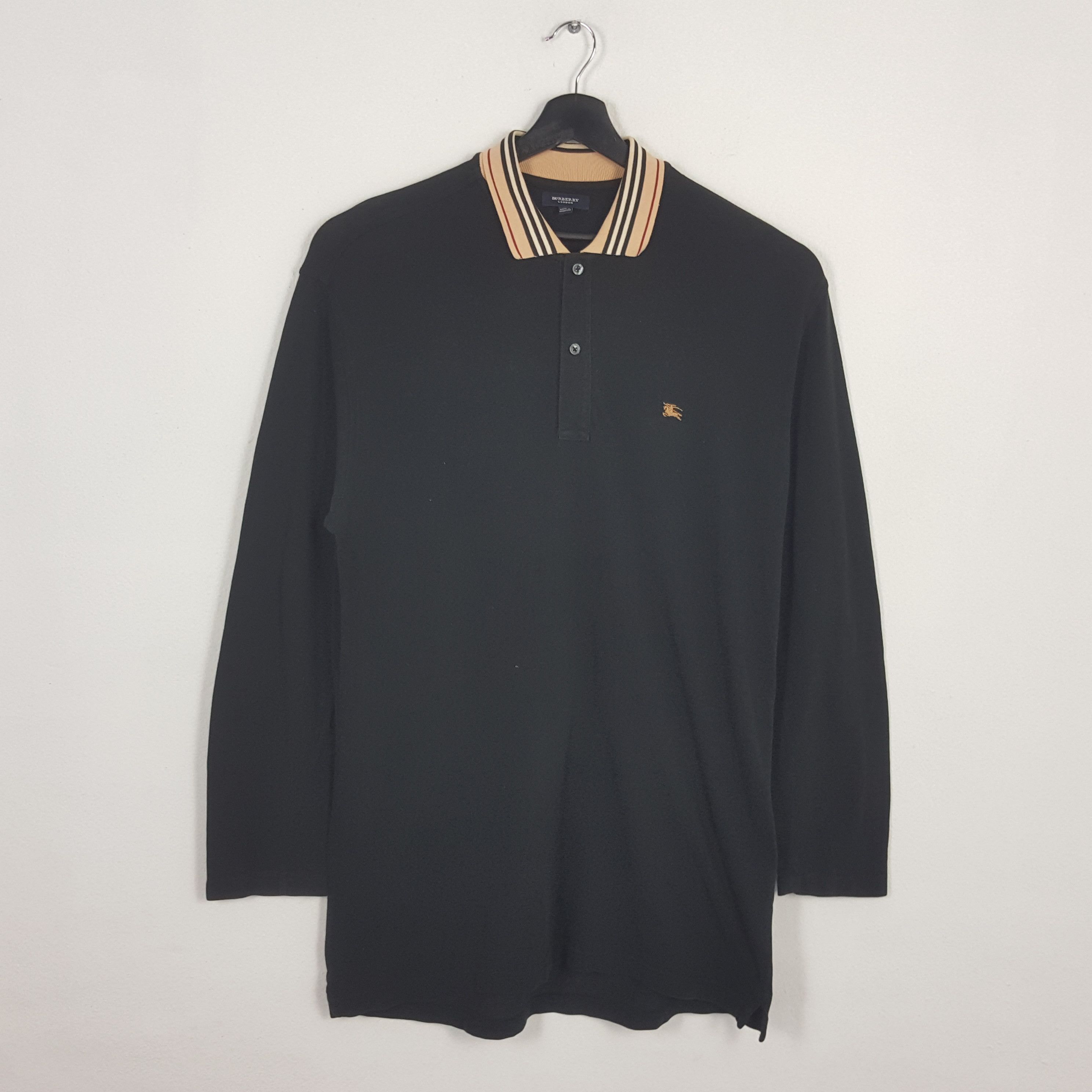 BURBERYY LONDON Small Logo Design Long Sleeve Tshirt