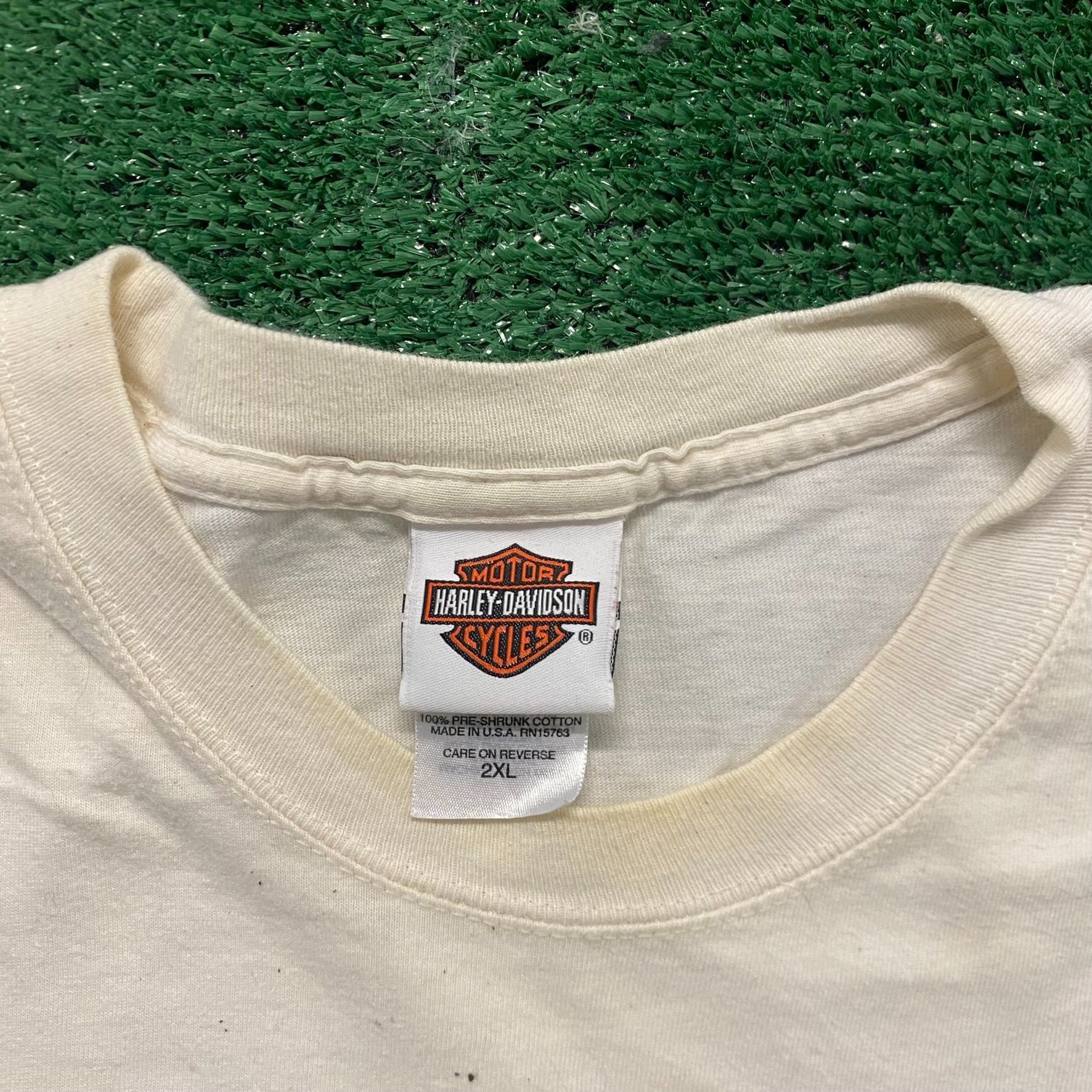 Harley Davidson Harley Davidson Paper Girl Vintage Moto Biker T-Shirt Size US XXL / EU 58 / 5 - 3 Thumbnail