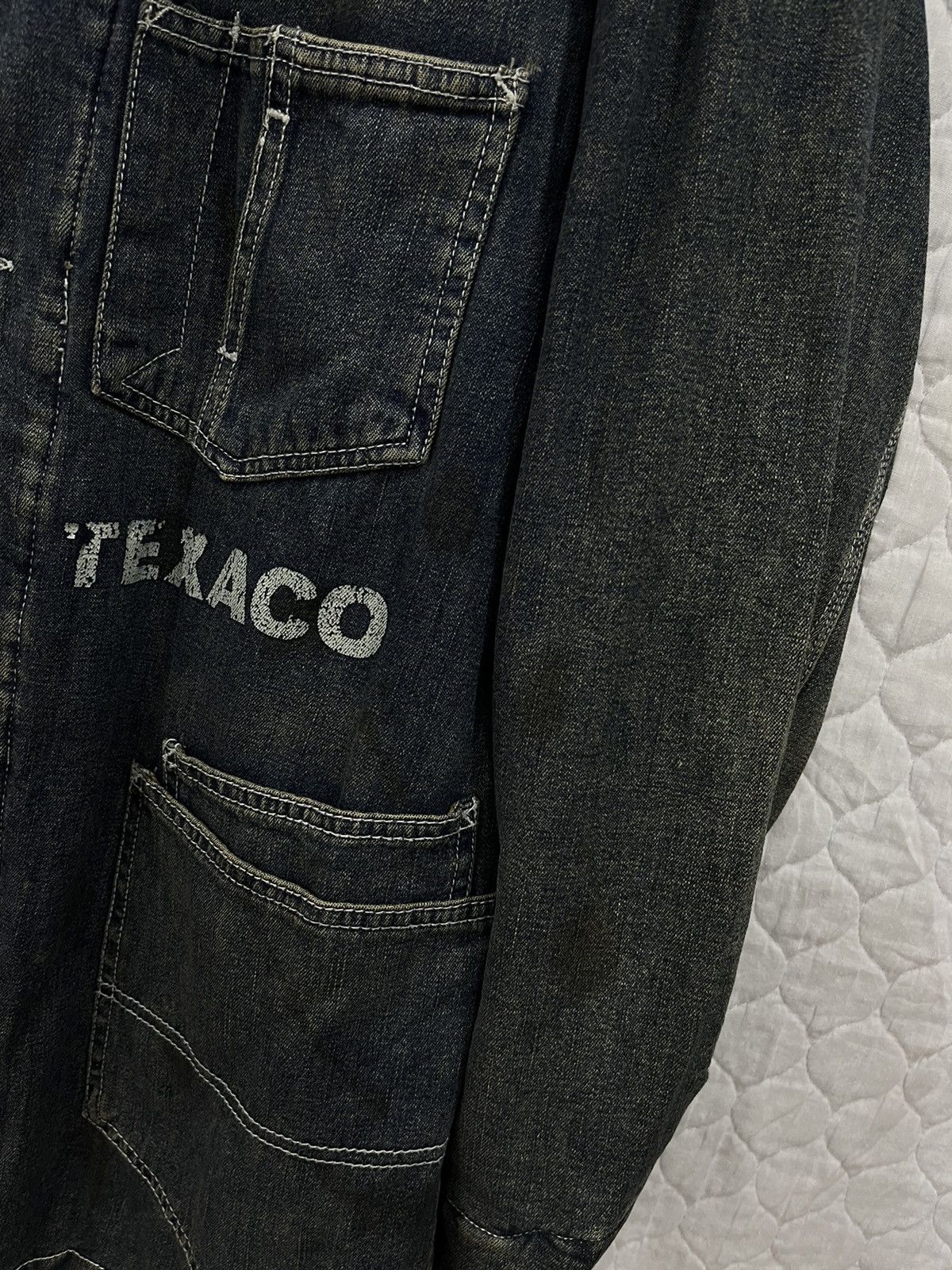 Vintage G. VINTAGE TEXACO CHORE DENIM JACKET Size US M / EU 48-50 / 2 - 11 Thumbnail
