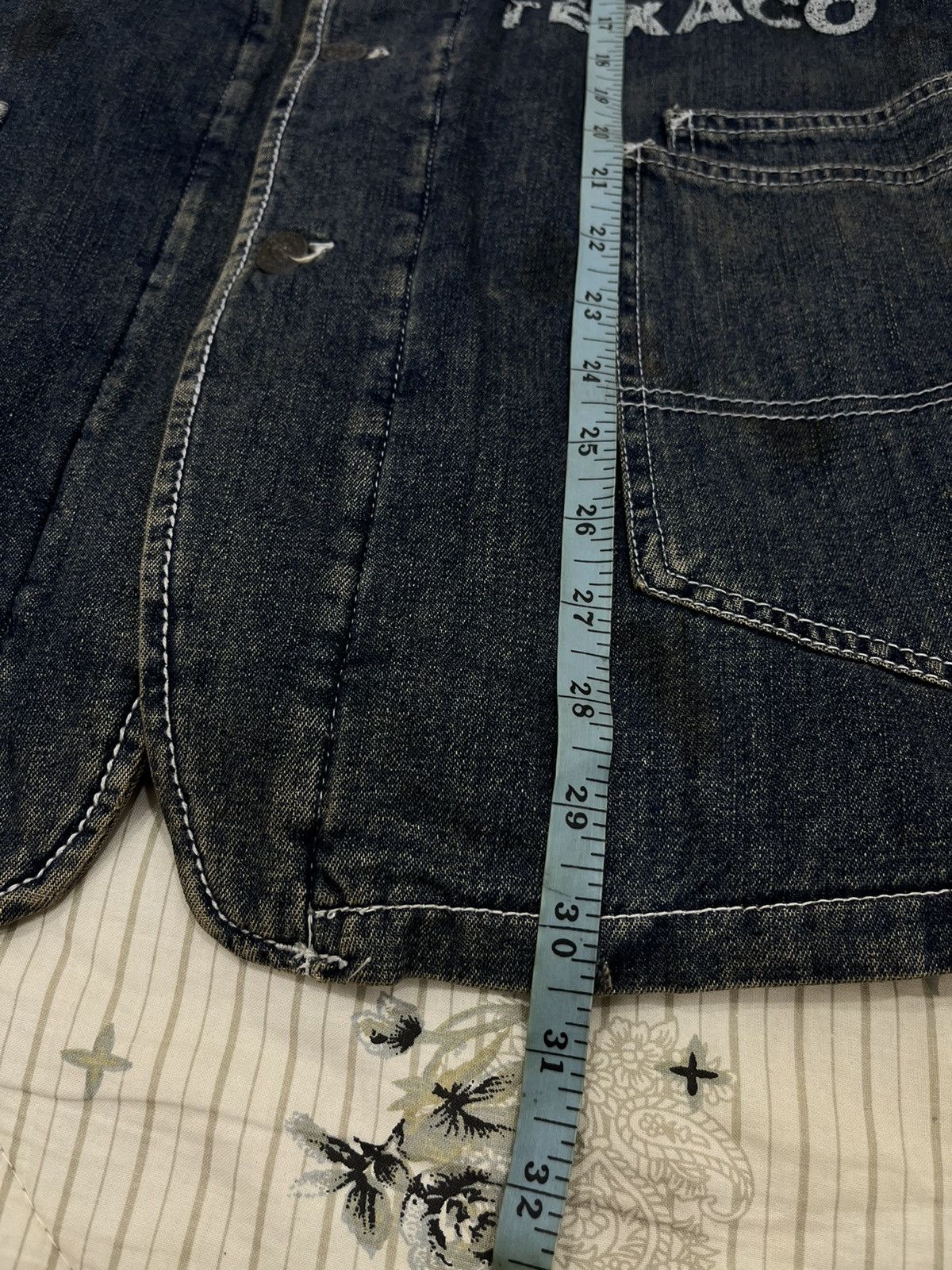 Vintage G. VINTAGE TEXACO CHORE DENIM JACKET Size US M / EU 48-50 / 2 - 15 Thumbnail