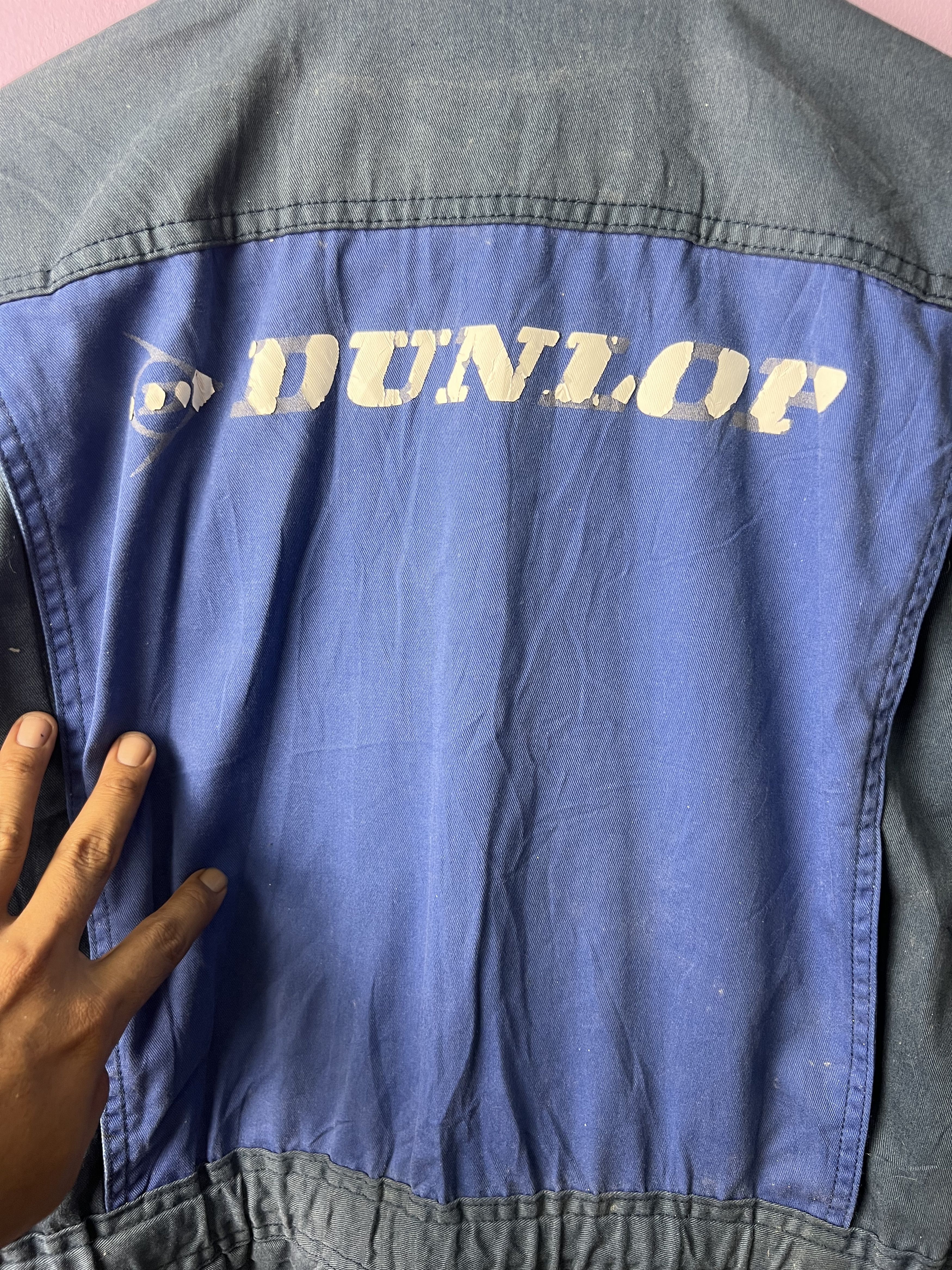 Dunlop 🔥Vintage Dunlop Racing Overalls Jumpsuit Size US 37 - 18 Thumbnail