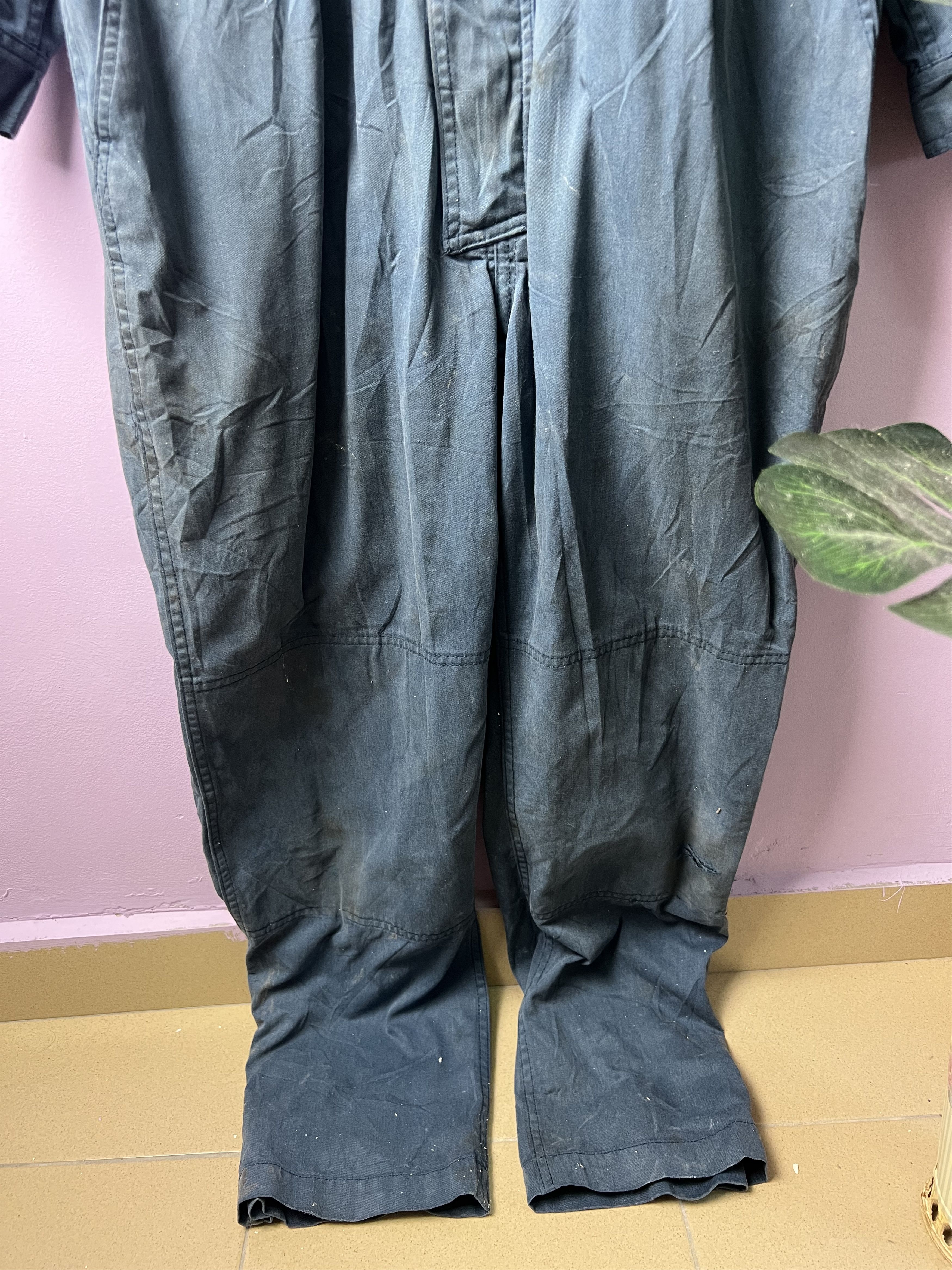 Dunlop 🔥Vintage Dunlop Racing Overalls Jumpsuit Size US 37 - 4 Thumbnail