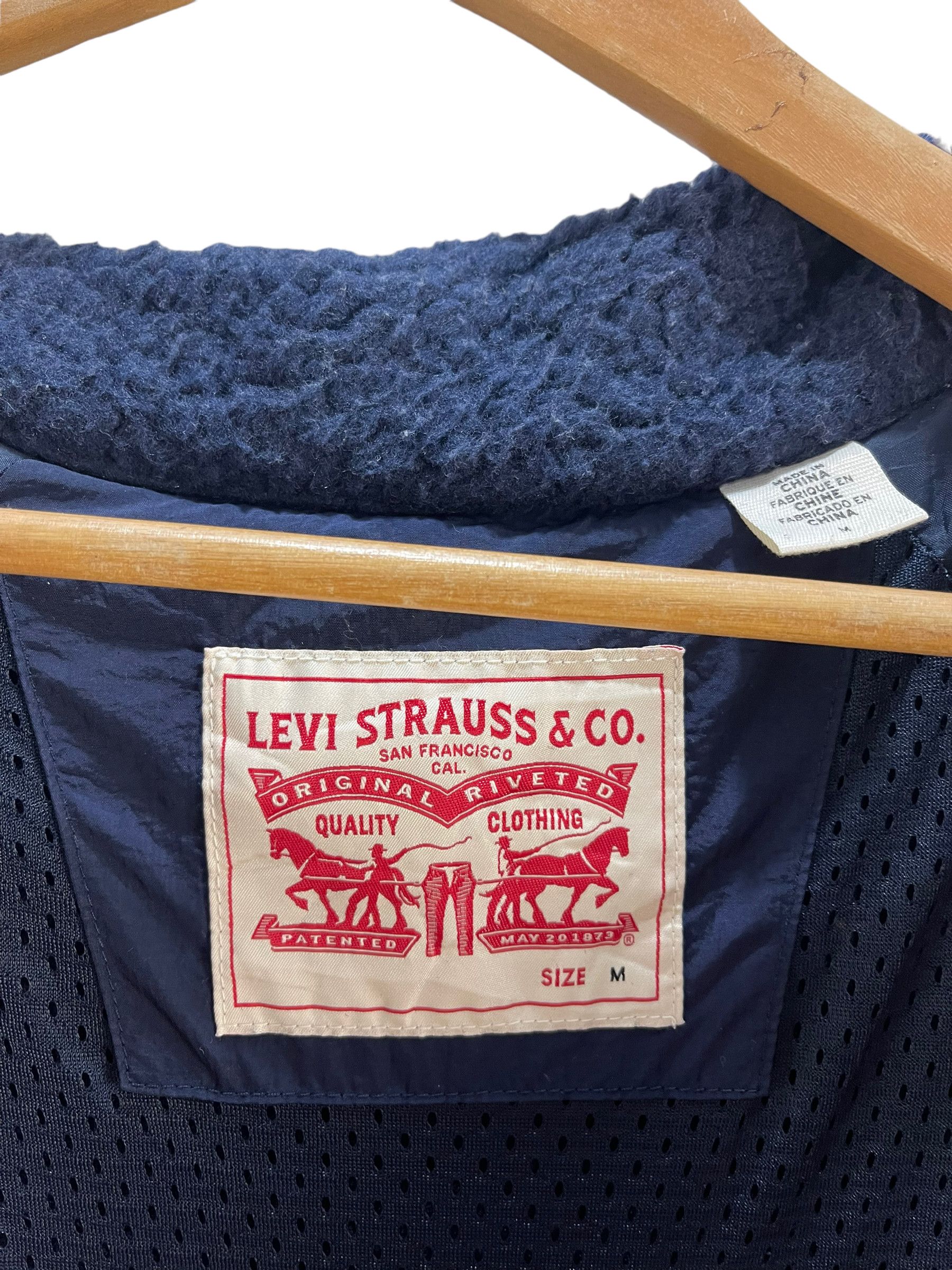 Levi's Levi Strauss & Co Fleece Jacket Size M / US 6-8 / IT 42-44 - 10 Thumbnail