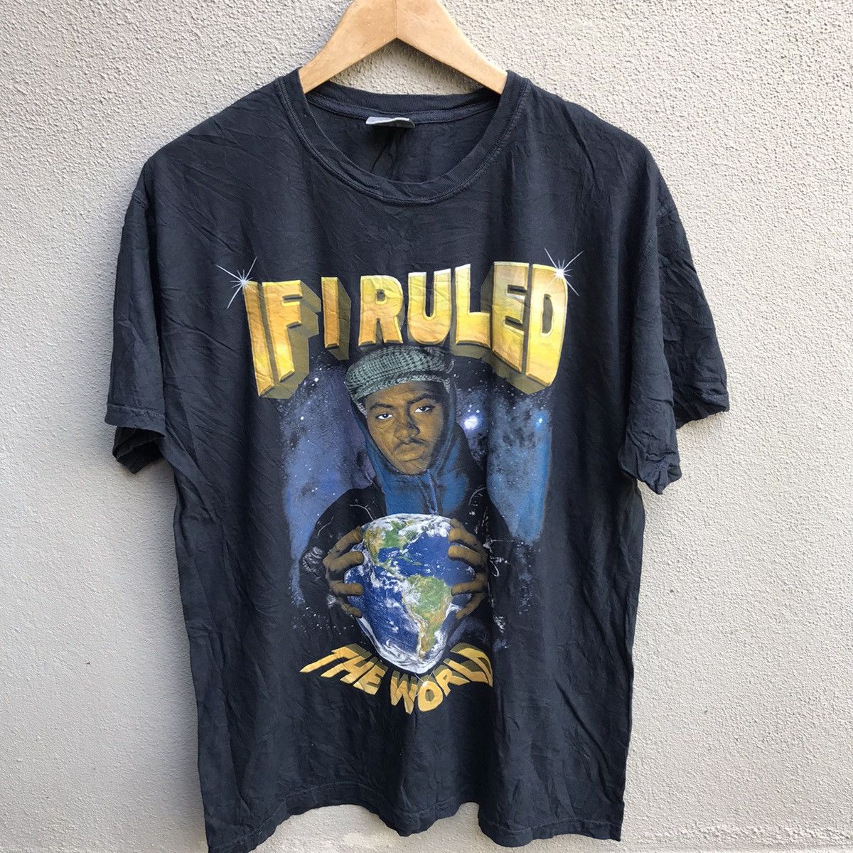 Rap Tees NAS rap tee hiphop Size US L / EU 52-54 / 3 - 2 Thumbnail