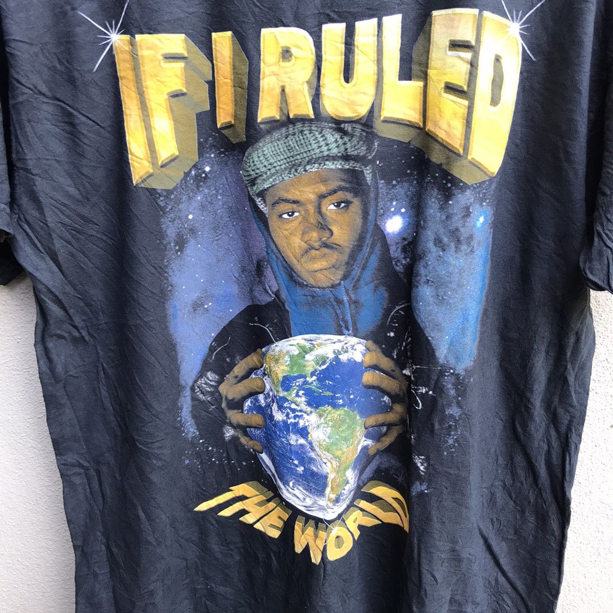 Rap Tees NAS rap tee hiphop Size US L / EU 52-54 / 3 - 3 Thumbnail