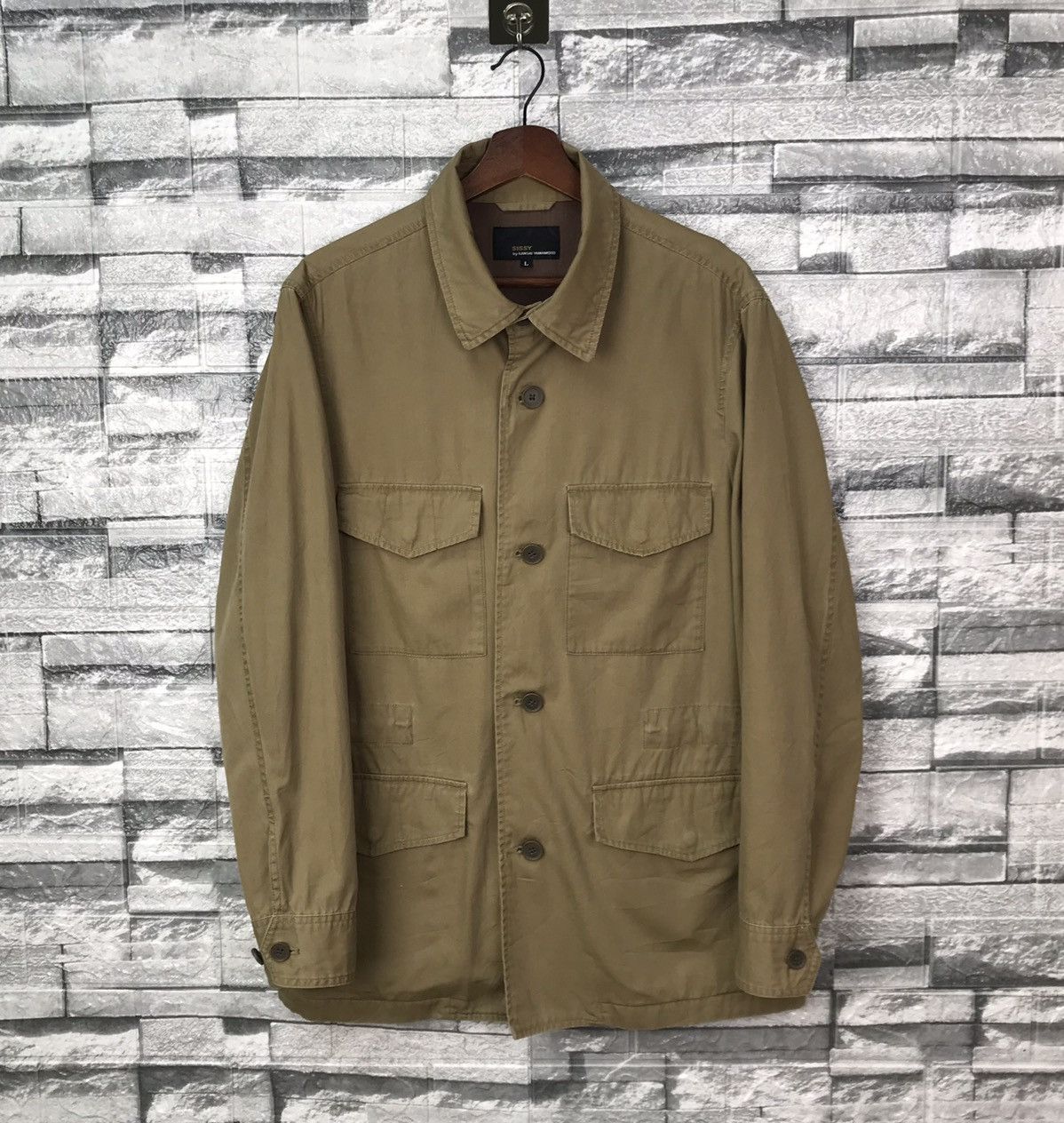 Japanese Brand Heat🔥Iconic Kansai Yamamoto military shirt Size US L / EU 52-54 / 3 - 1 Thumbnail