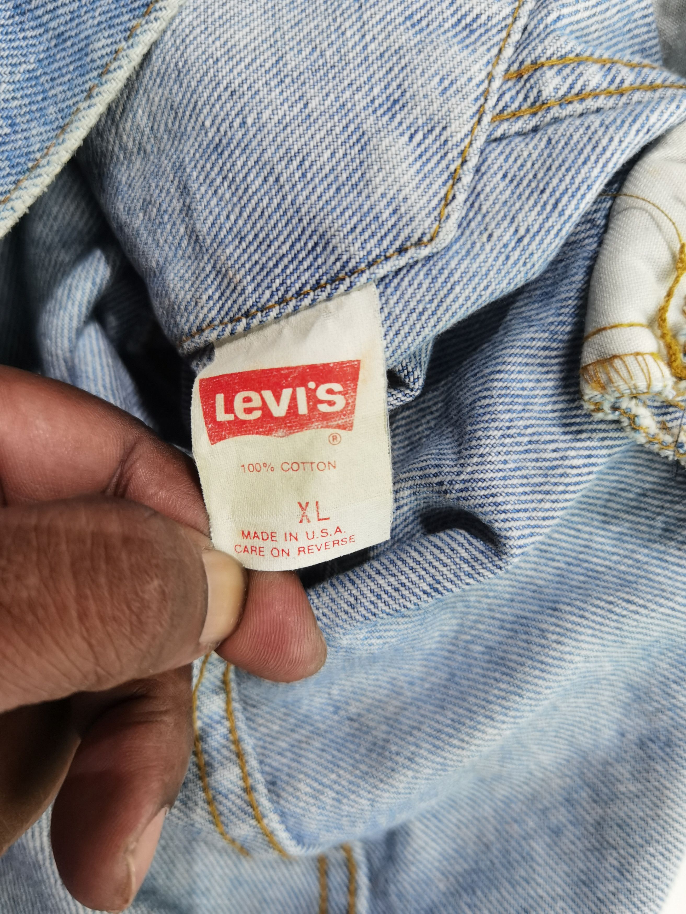 Levi's Vintage Levi's Denim Jacket Size US XL / EU 56 / 4 - 10 Thumbnail