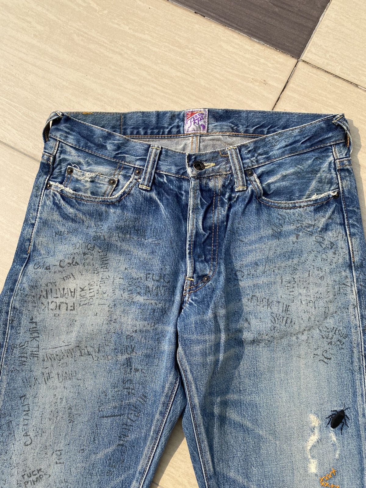 Prps “fuck” jeans Size US 30 / EU 46 - 2 Thumbnail