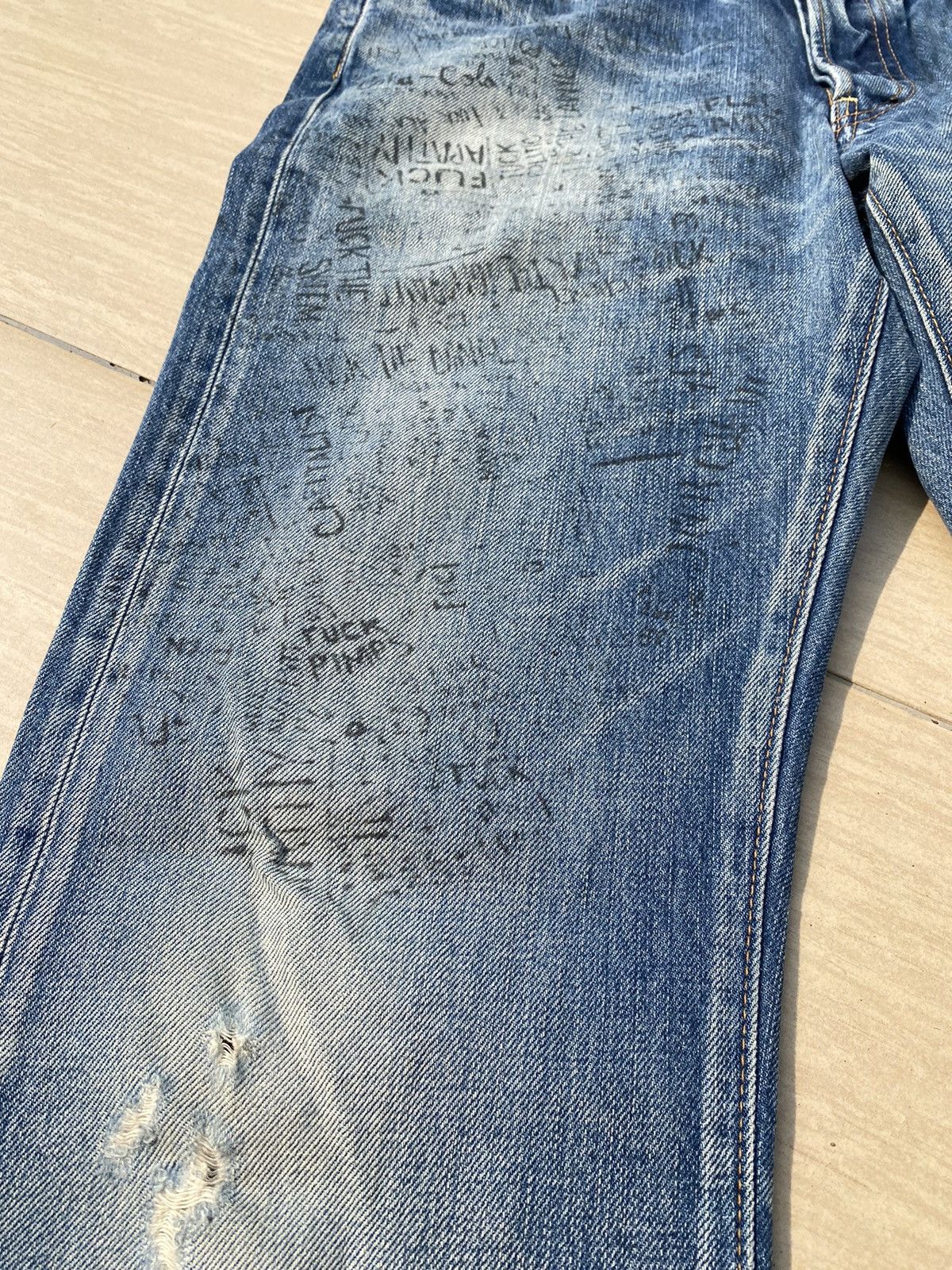 Prps “fuck” jeans Size US 30 / EU 46 - 4 Thumbnail