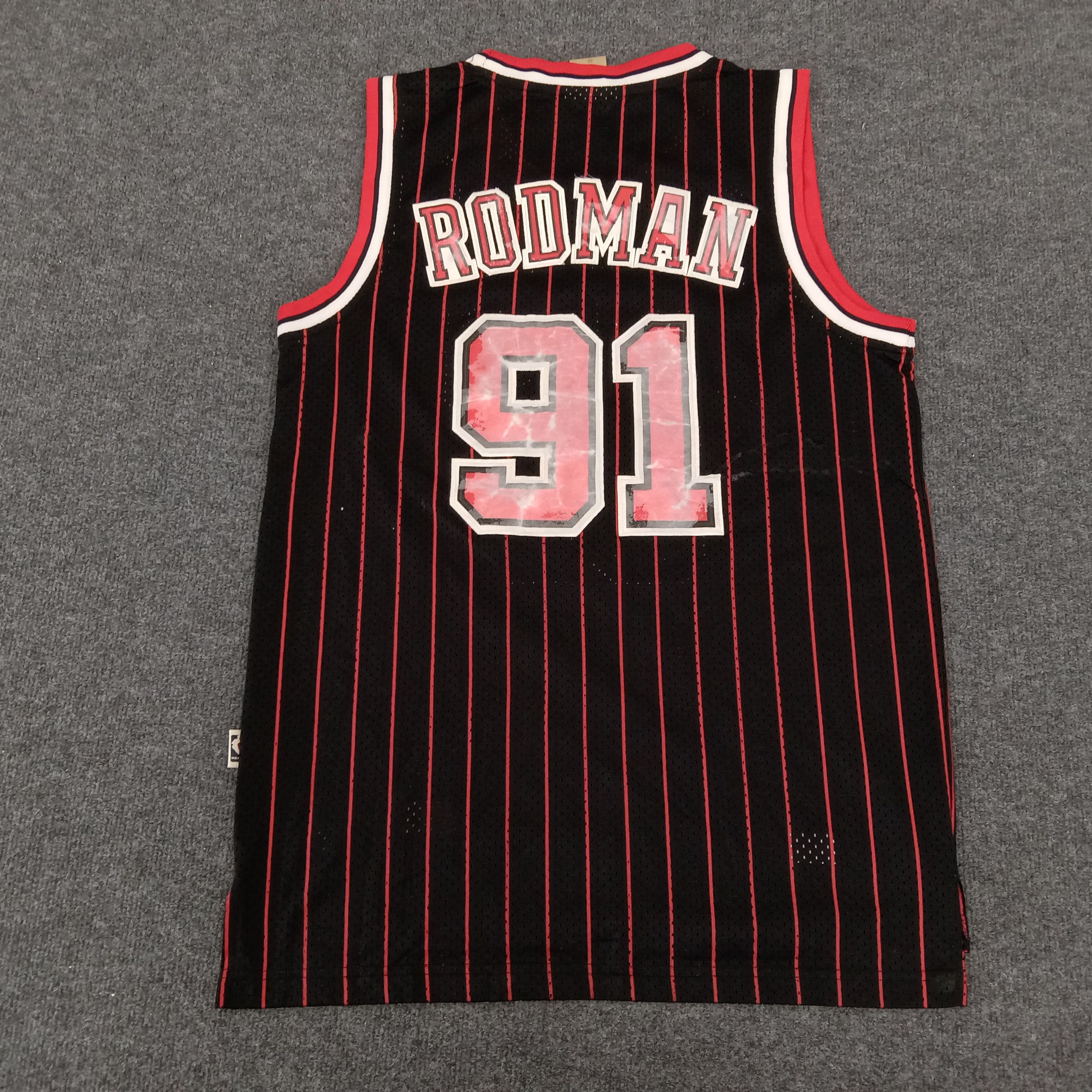Adidas × NBA × Vintage ADIDAS Chicago Bulls NBA Rodman 91
