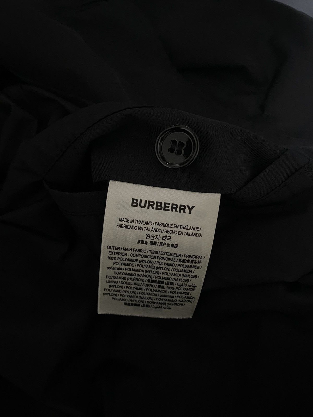 Burberry Navy Logo Trench Coat Size US M / EU 48-50 / 2 - 4 Thumbnail