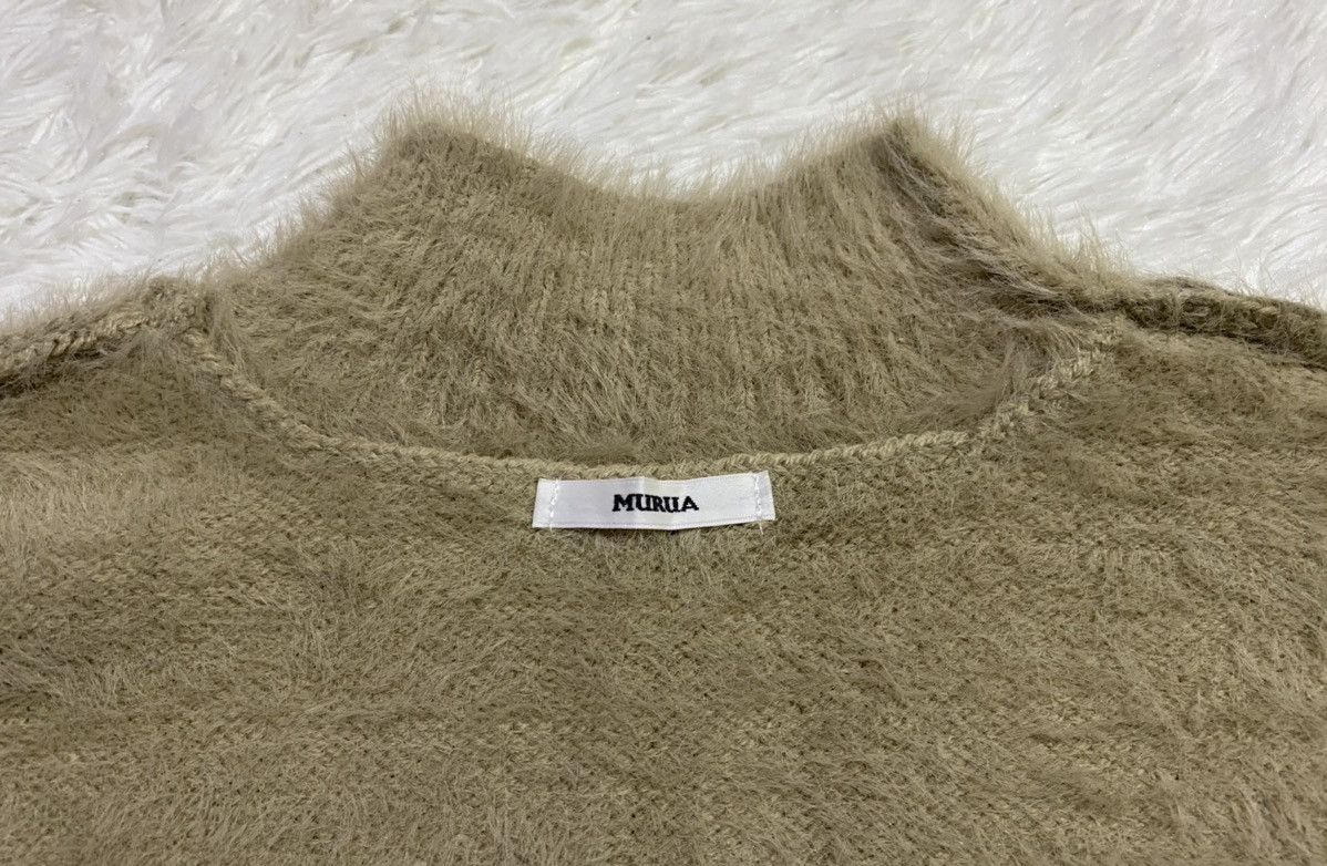 Japanese Brand Murua Cozy Fuzzy Cable Knit Sweater Cardigan Jumper Rare Size US M / EU 48-50 / 2 - 11 Thumbnail
