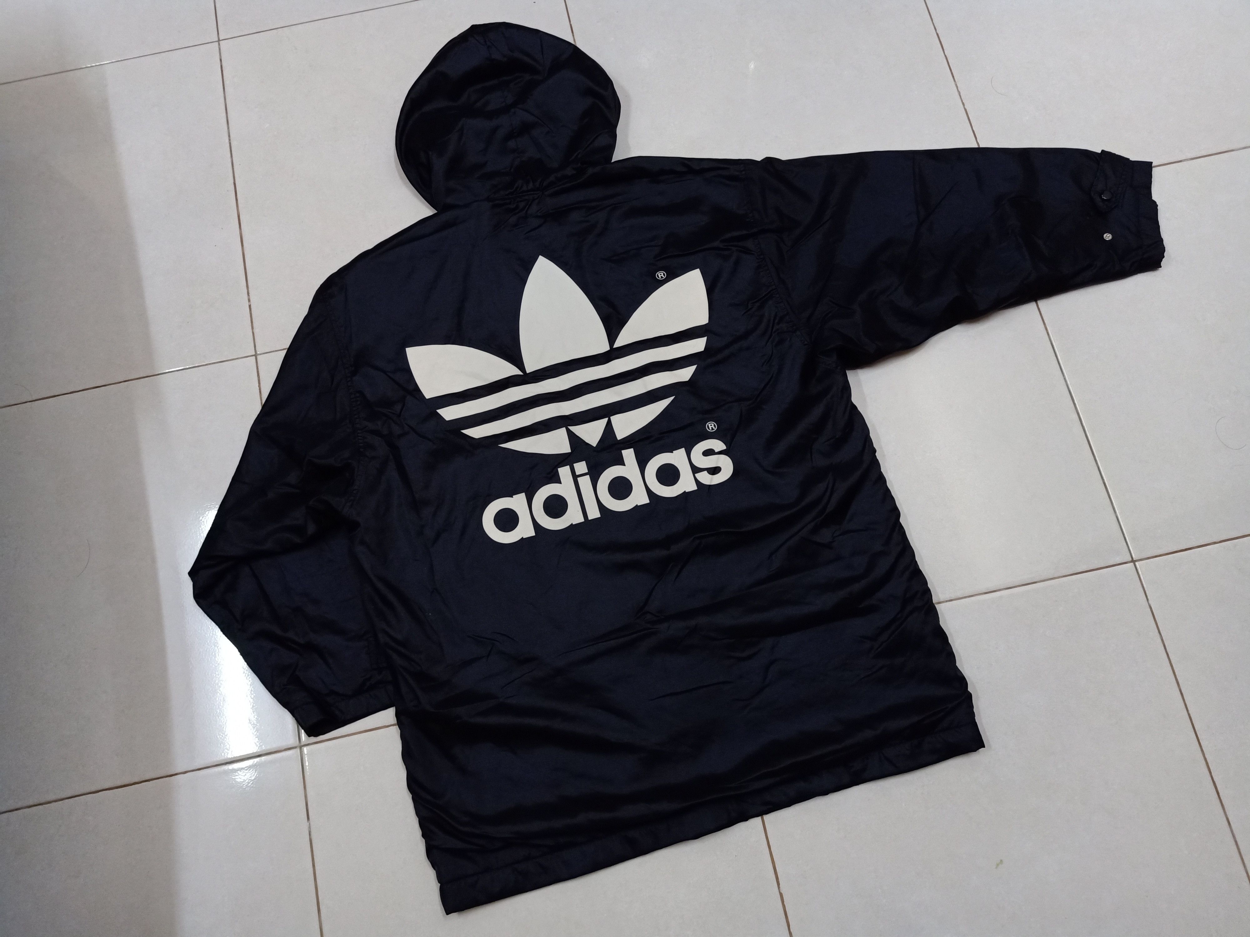 Adidas ADIDAS X DECENTE Big Logo Black Hoodie Long Jacket. Size US M / EU 48-50 / 2 - 4 Thumbnail