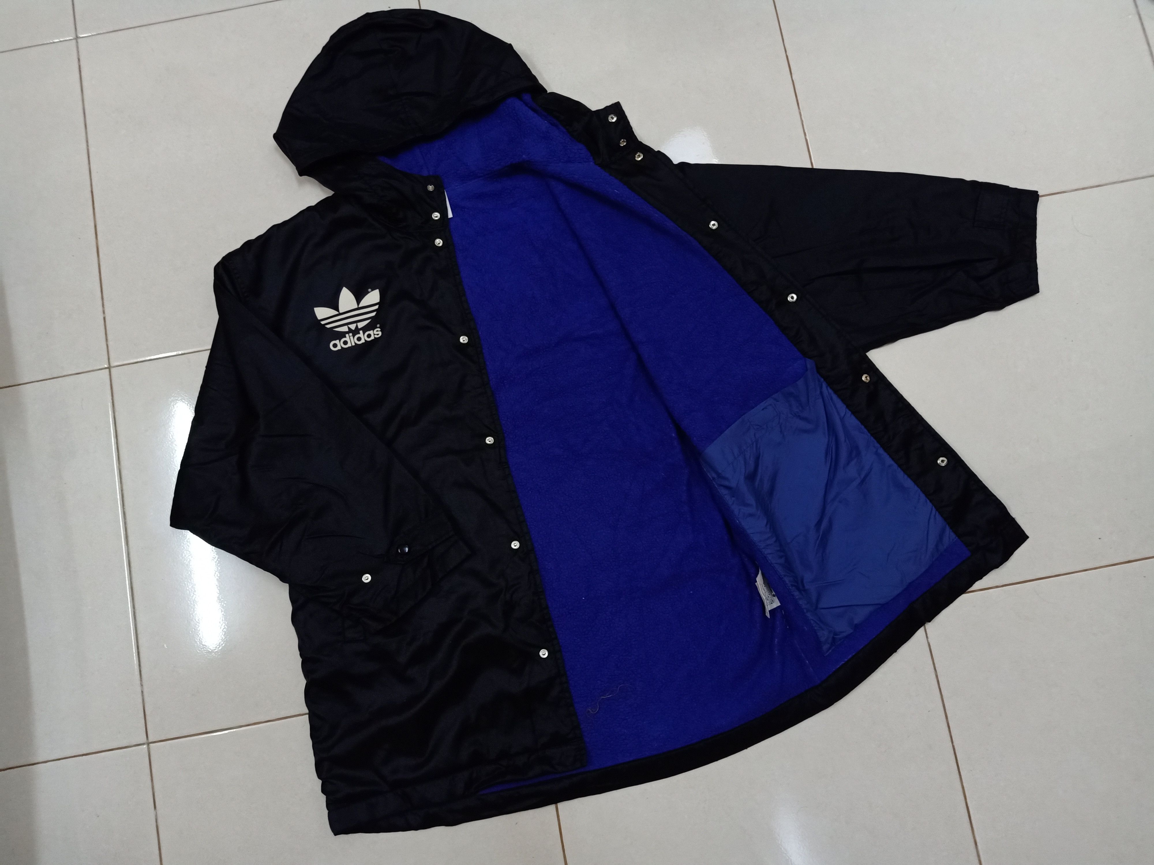 Adidas ADIDAS X DECENTE Big Logo Black Hoodie Long Jacket. Size US M / EU 48-50 / 2 - 5 Thumbnail