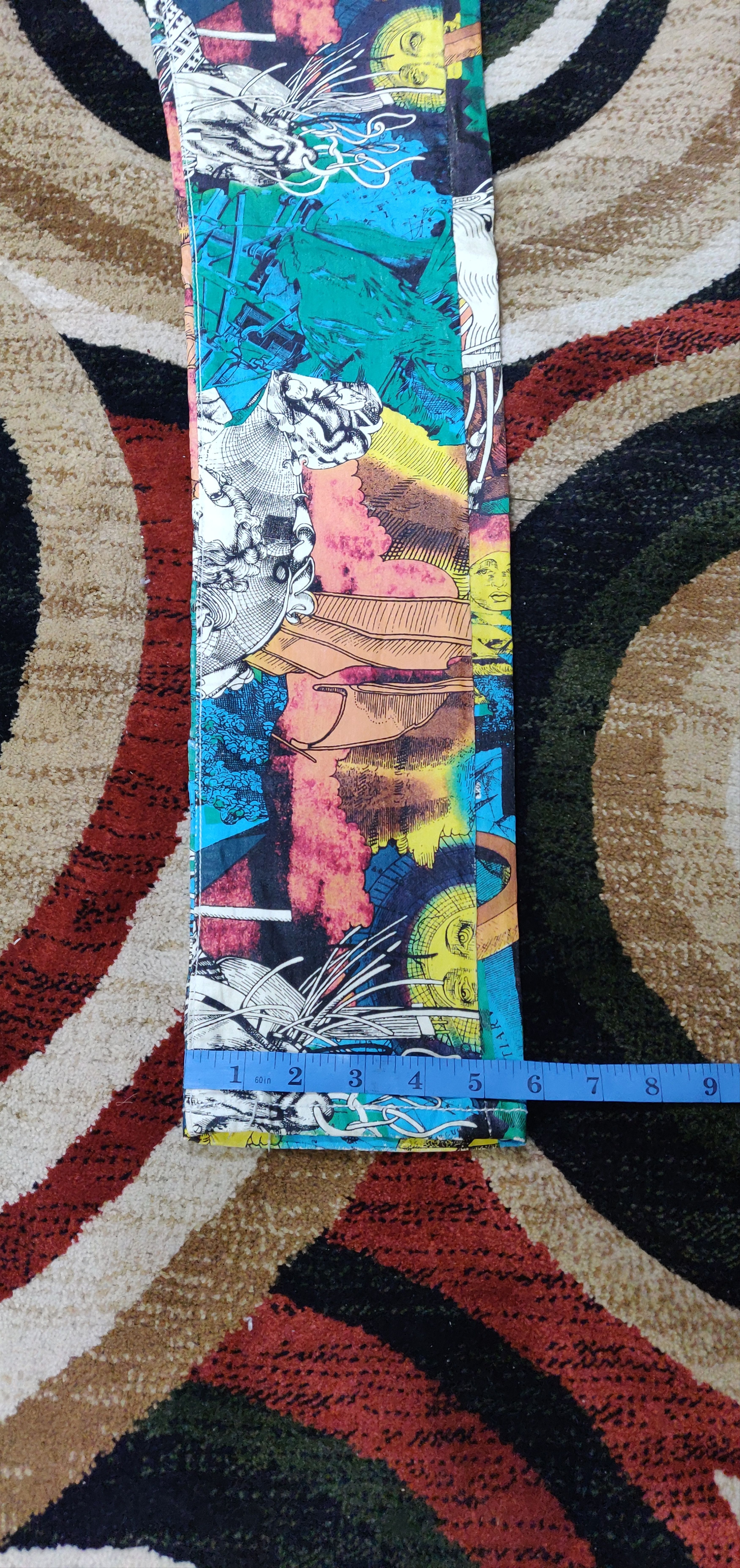 Other (J156) Full print - stretch pant denim design Size US 28 / EU 44 - 6 Thumbnail