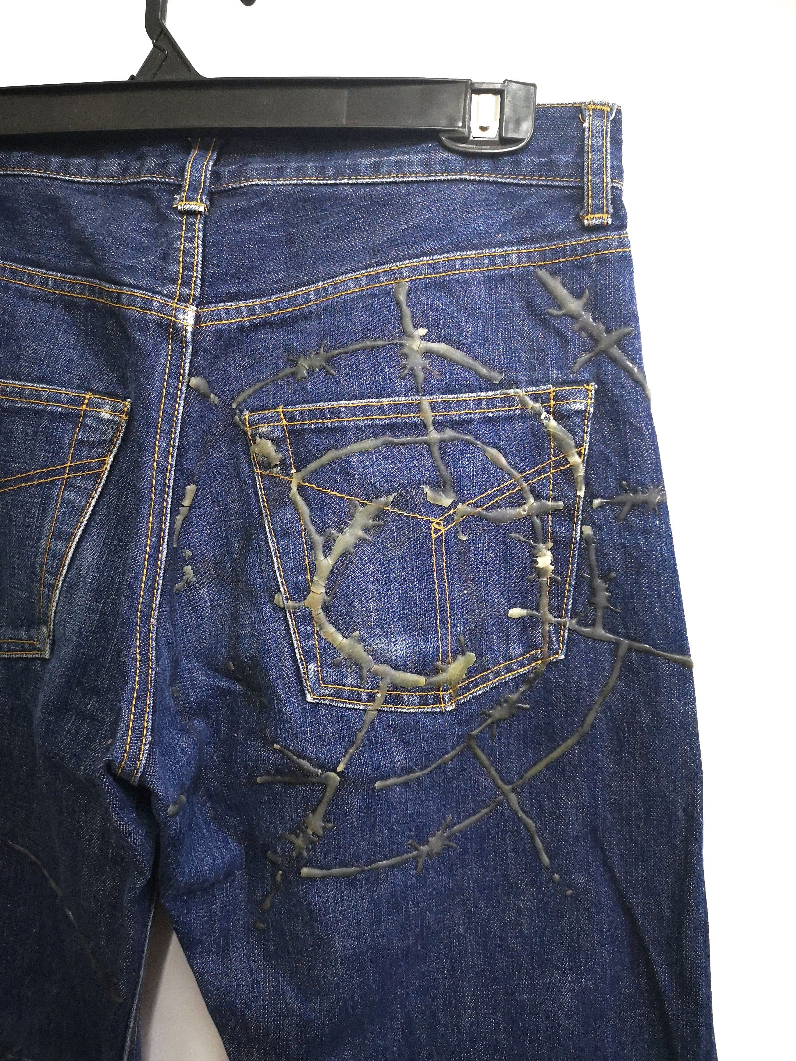 Yohji Yamamoto (J136) yohji yamamoto selvedge jeans.. nice design Size US 31 - 7 Thumbnail