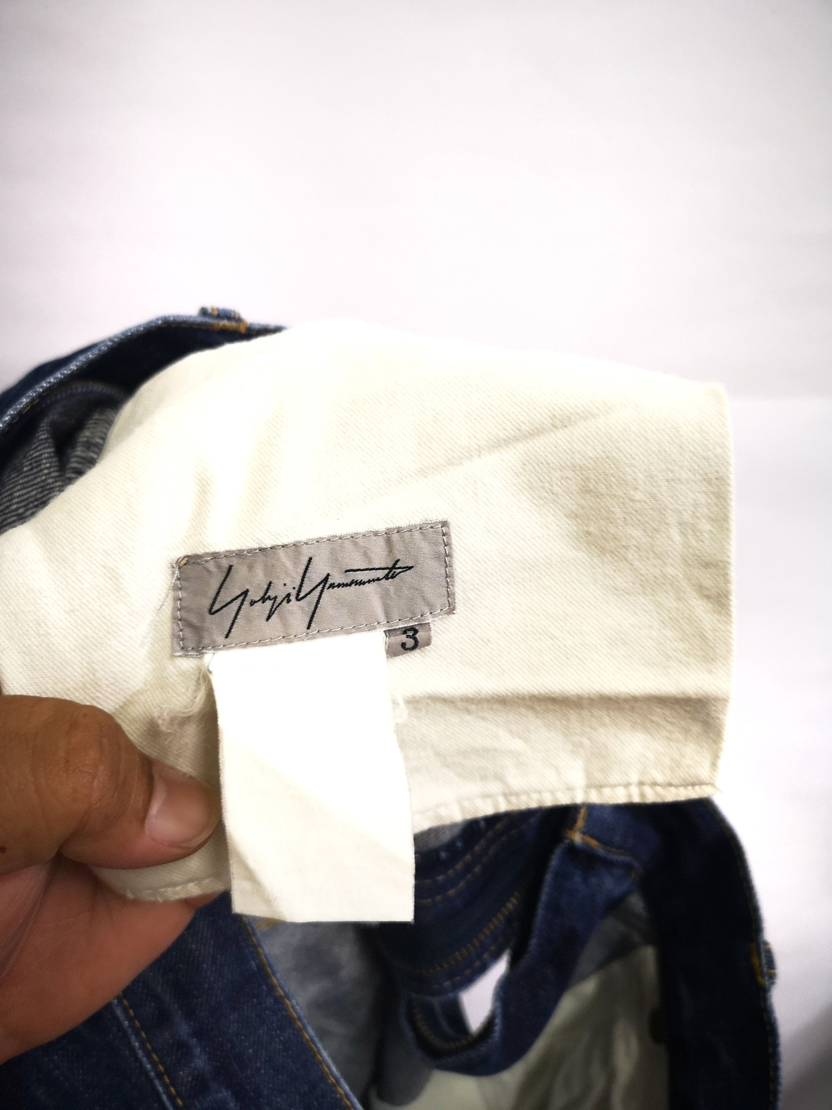 Yohji Yamamoto (J136) yohji yamamoto selvedge jeans.. nice design Size US 31 - 8 Thumbnail