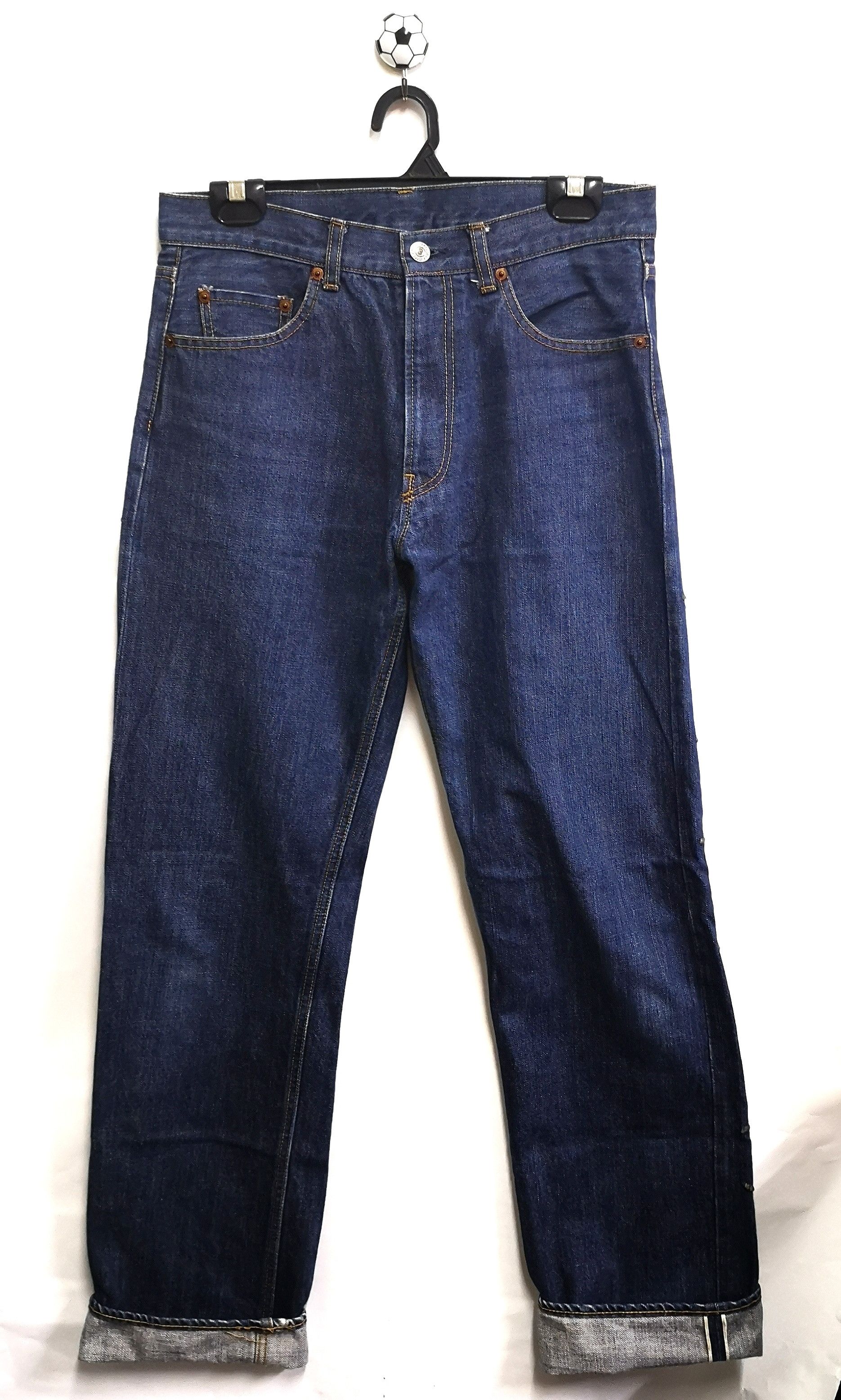Yohji Yamamoto (J136) yohji yamamoto selvedge jeans.. nice design Size US 31 - 1 Thumbnail