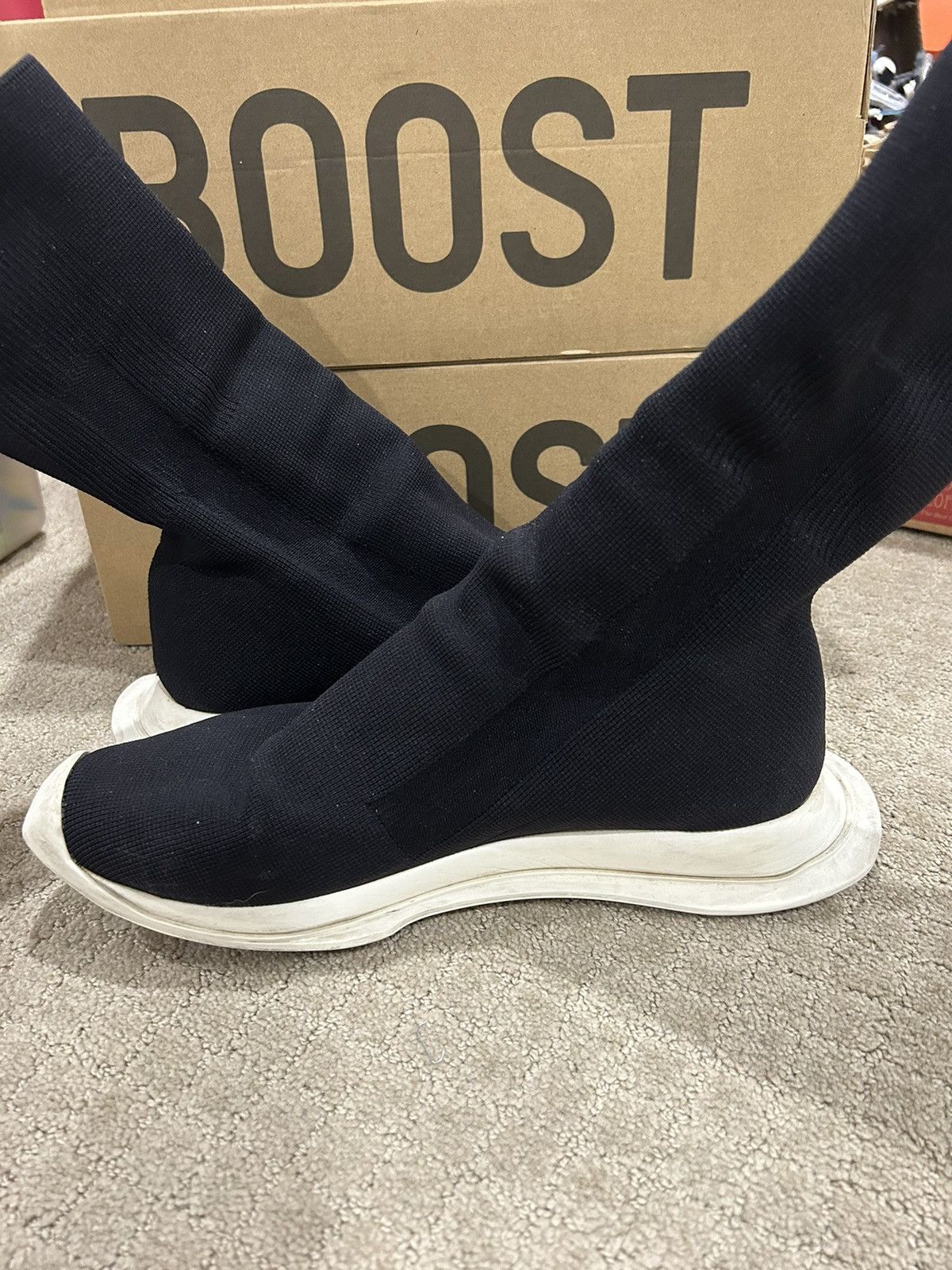 Rick Owens Rick Owens DRKSHDW Stretch Sock Trainers Size US 9 / EU 42 - 3 Thumbnail