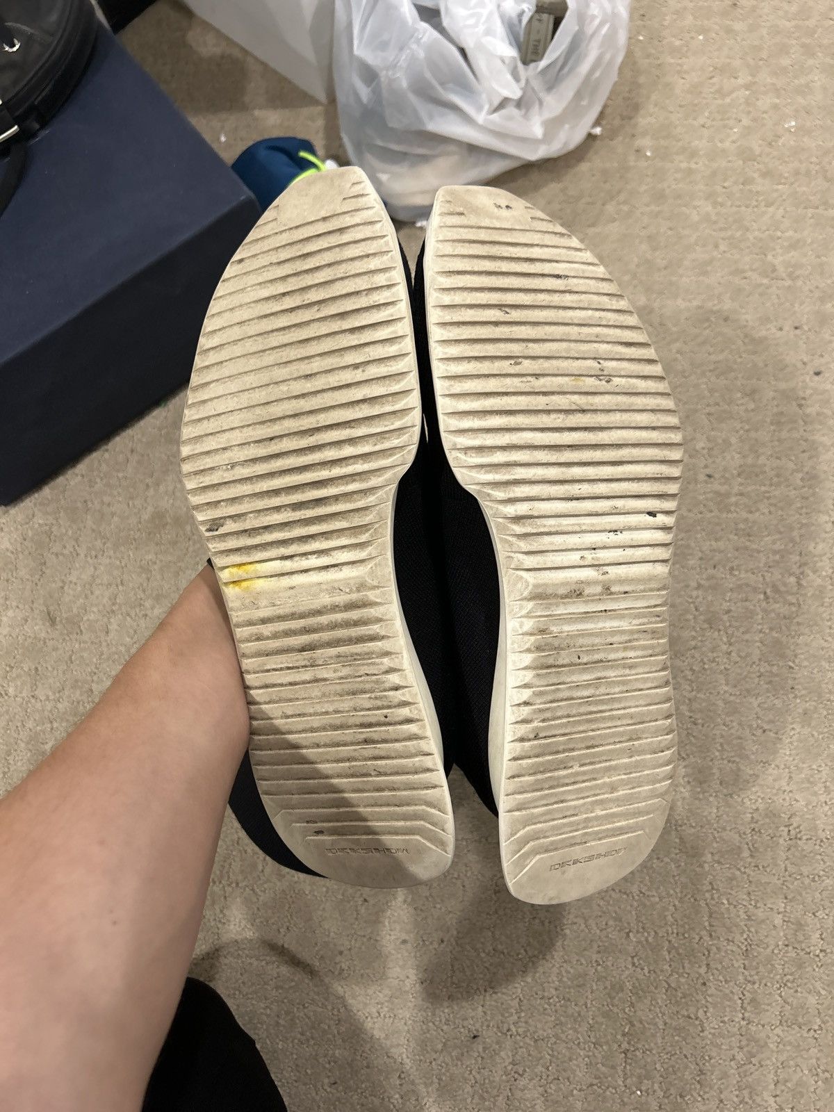 Rick Owens Rick Owens DRKSHDW Stretch Sock Trainers Size US 9 / EU 42 - 10 Thumbnail