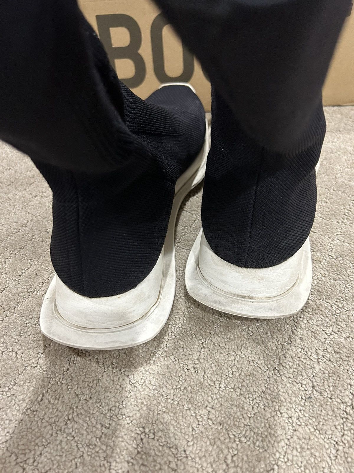 Rick Owens Rick Owens DRKSHDW Stretch Sock Trainers Size US 9 / EU 42 - 4 Thumbnail