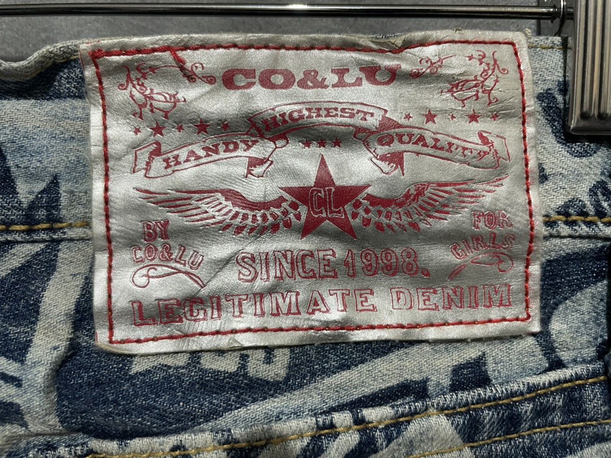 If Six Was Nine Rare All Over Print Co & Lu Jeans Size US 30 / EU 46 - 6 Thumbnail