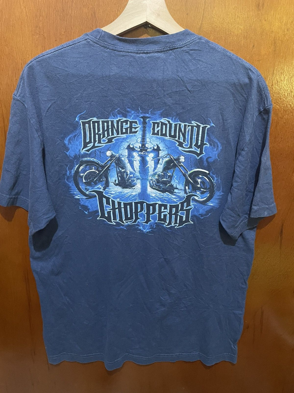 Vintage × West Coast Choppers Vintage Orange Country Choppers Tee Size US L / EU 52-54 / 3 - 1 Thumbnail