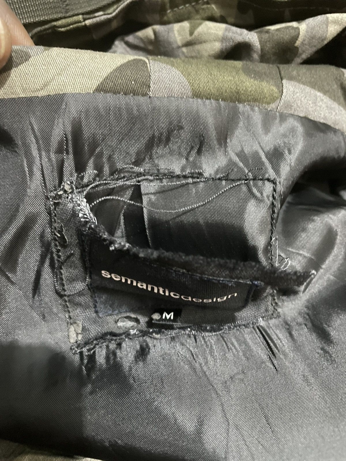 Japanese Brand × Seditionaries Very Rare Semantic Design Camouflage Resizeble With Hoodie Size US M / EU 48-50 / 2 - 12 Thumbnail