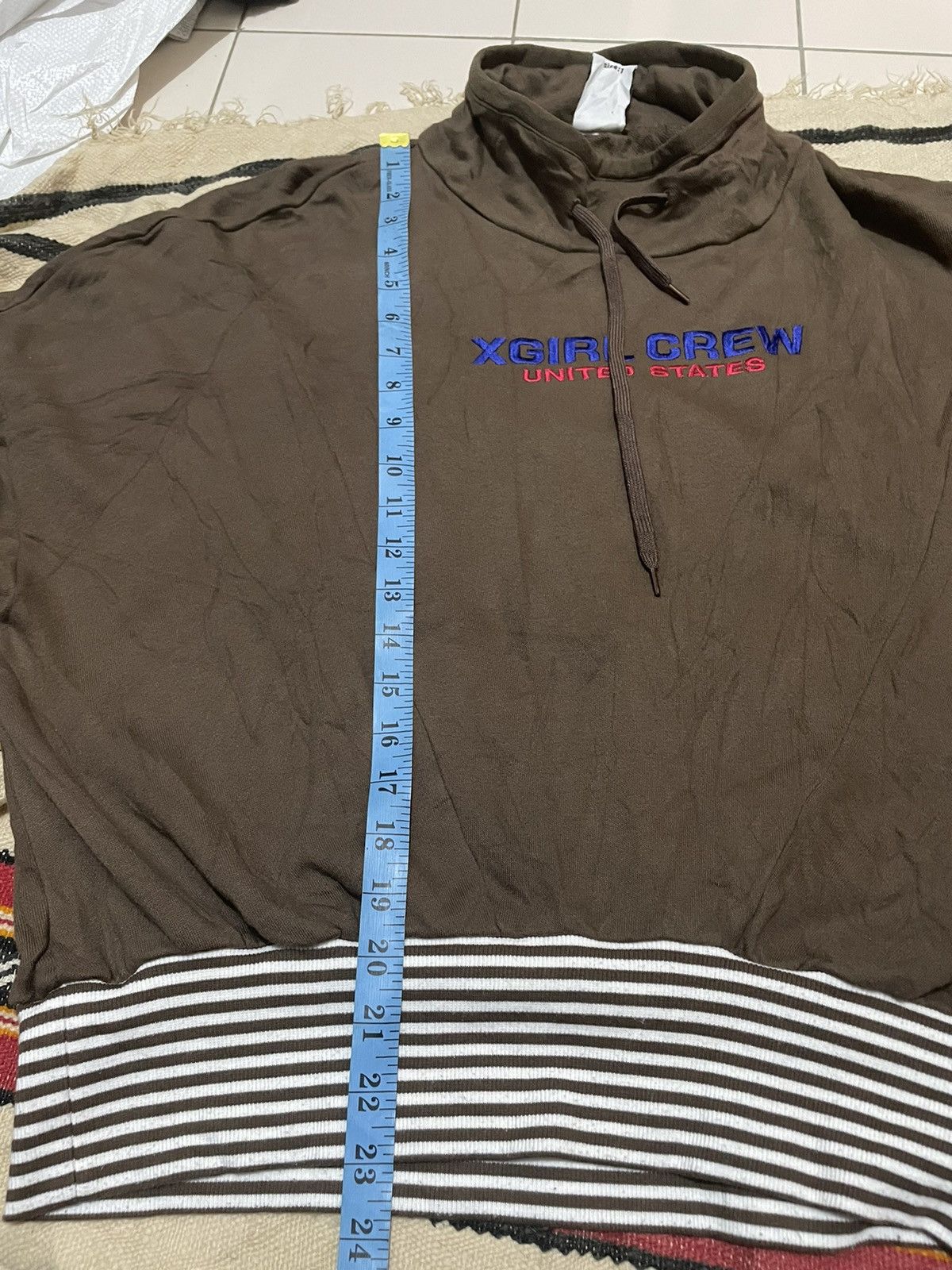 Japanese Brand X-Girl Crew Sweatshirt Nice Design Size L / US 10 / IT 46 - 10 Thumbnail