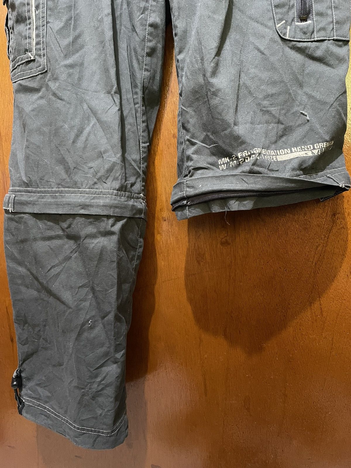 Japanese Brand Rare Bad Boys Trousers Multi Pockets x Three Quaters Pants Size US 32 / EU 48 - 9 Thumbnail
