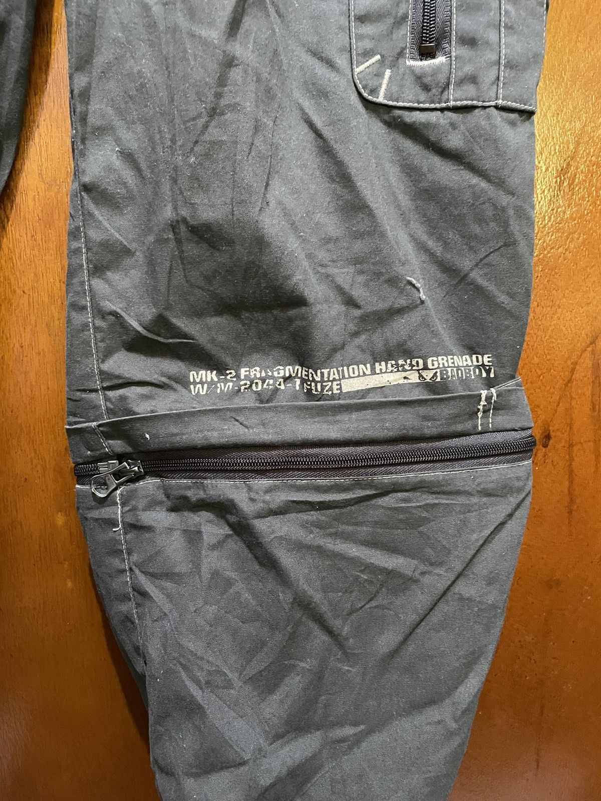Japanese Brand Rare Bad Boys Trousers Multi Pockets x Three Quaters Pants Size US 32 / EU 48 - 4 Thumbnail