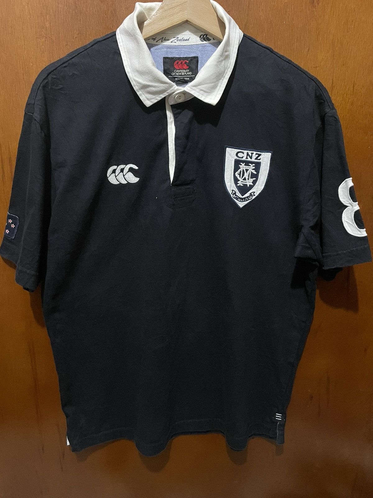 Canterbury of New Zealand × Vintage Rare New Zealand Rugby Shirt by Canterbury Size US L / EU 52-54 / 3 - 2 Thumbnail