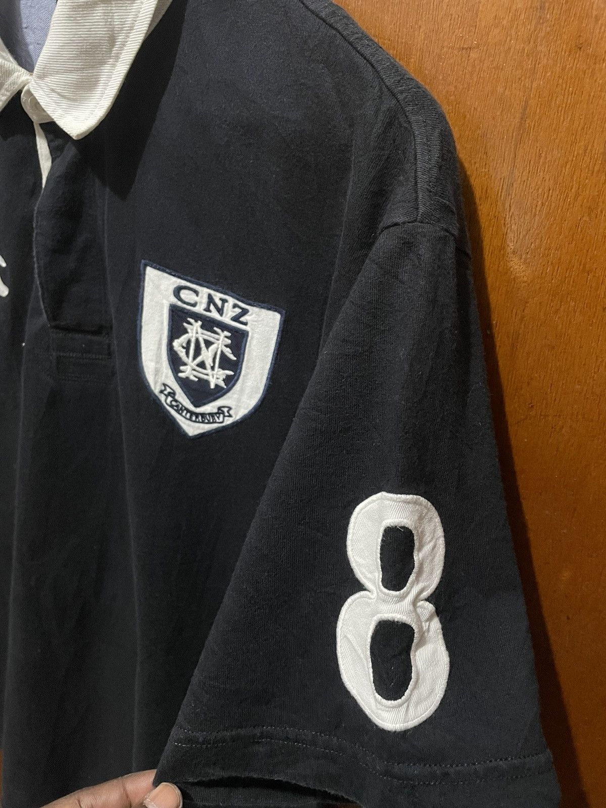 Canterbury of New Zealand × Vintage Rare New Zealand Rugby Shirt by Canterbury Size US L / EU 52-54 / 3 - 4 Thumbnail