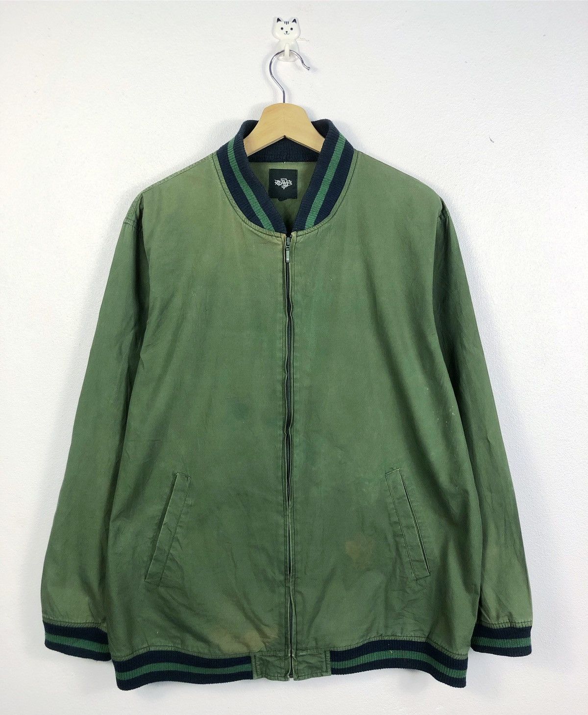 image of Beams Plus x Vintage == Beams Japan Light Jacket in Green, Men's (Size Large)