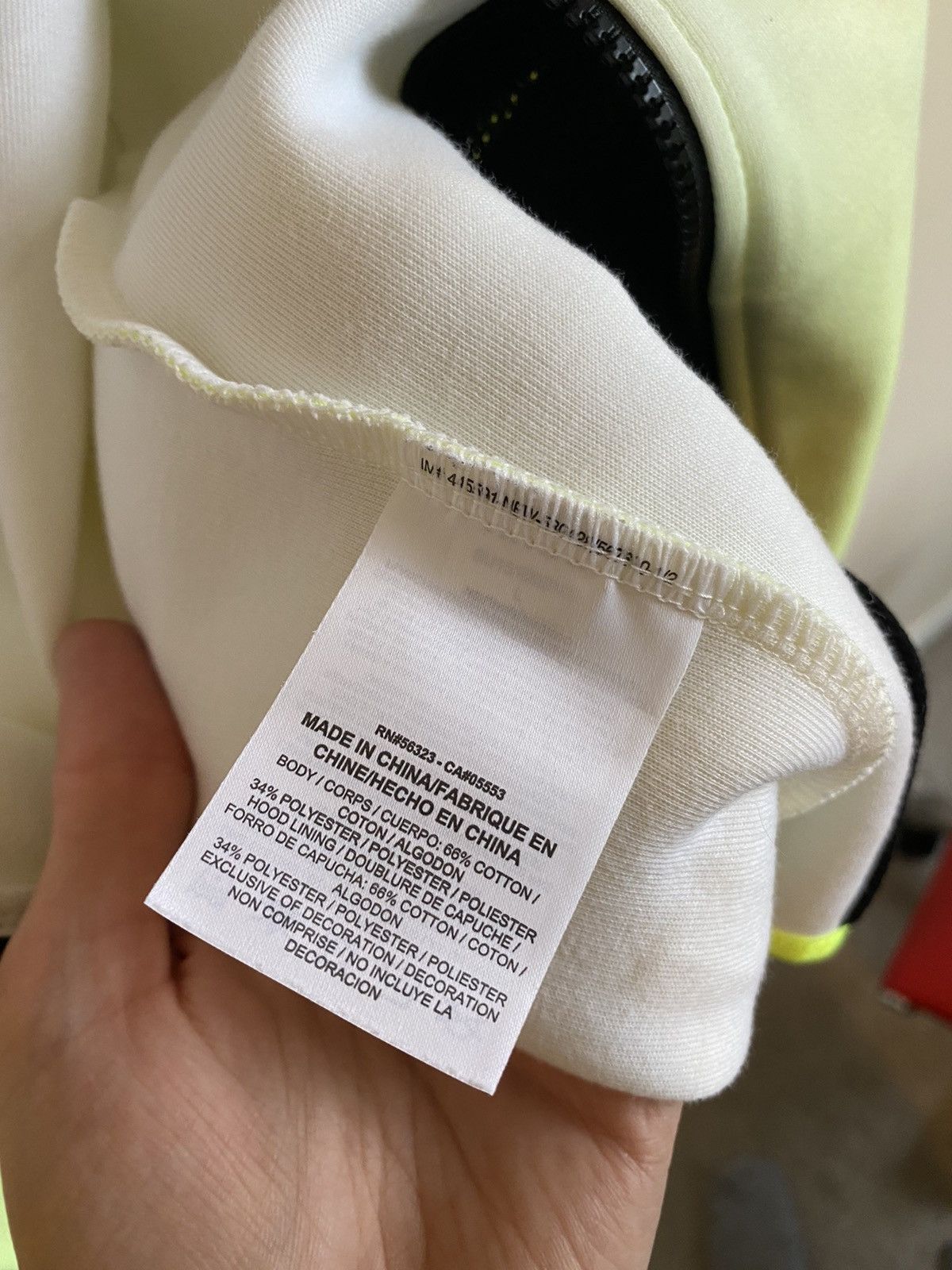 Nike Volt Nike Tech Fleece Green Neon White Windrunner Zip Hoodie Size US L / EU 52-54 / 3 - 8 Thumbnail
