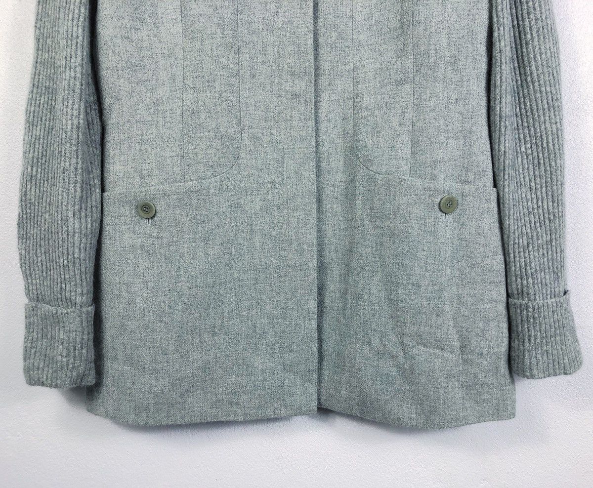 Karl Lagerfeld × Vintage Rare Vintage Karl Lagerfeld Wool Sherpa Zipper Jacket Size US S / EU 44-46 / 1 - 5 Thumbnail