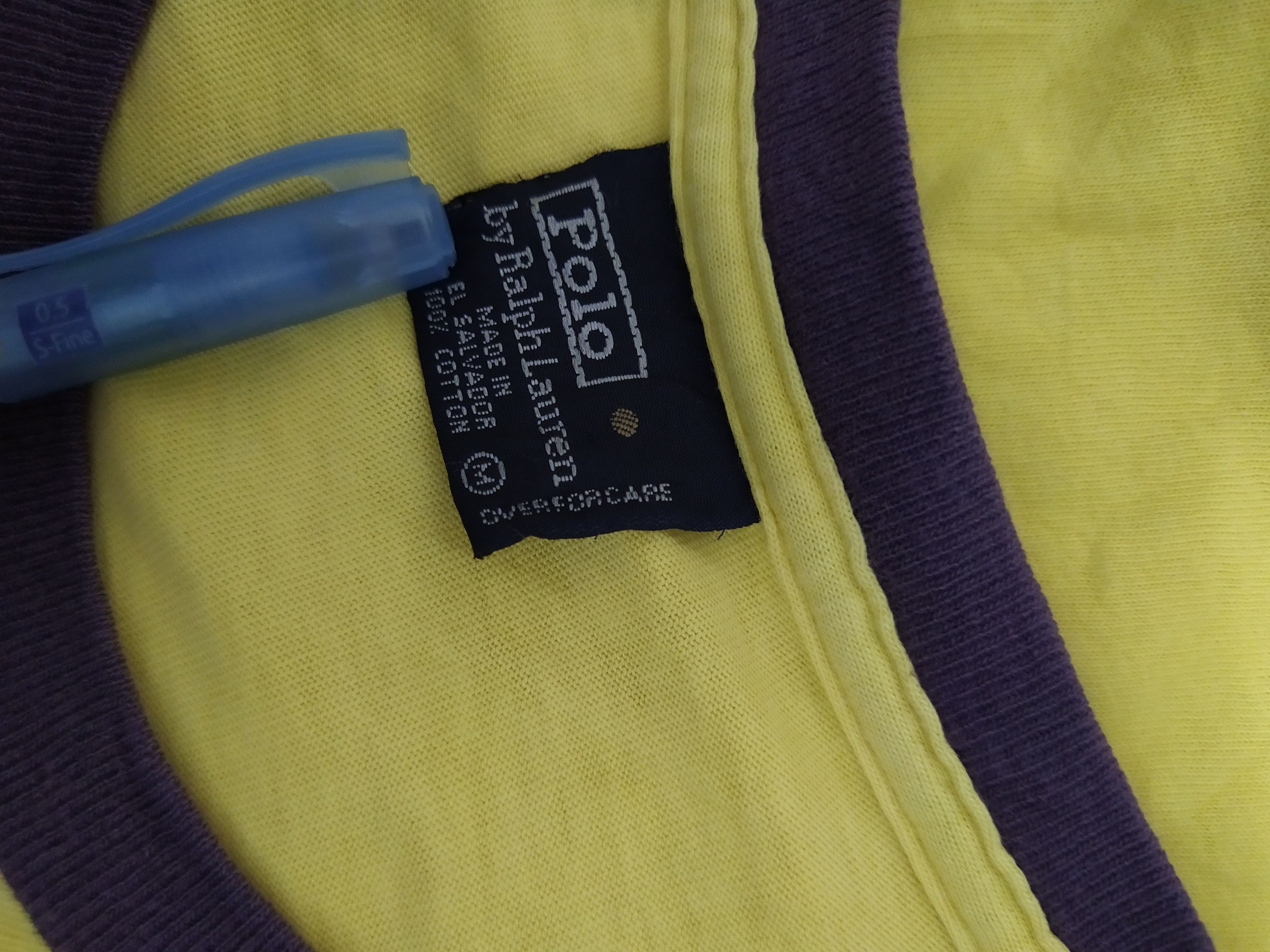 Polo Ralph Lauren × Vintage 90s POLO RALPH LAUREN SHIRT CROSS (B400) Size US L / EU 52-54 / 3 - 5 Thumbnail
